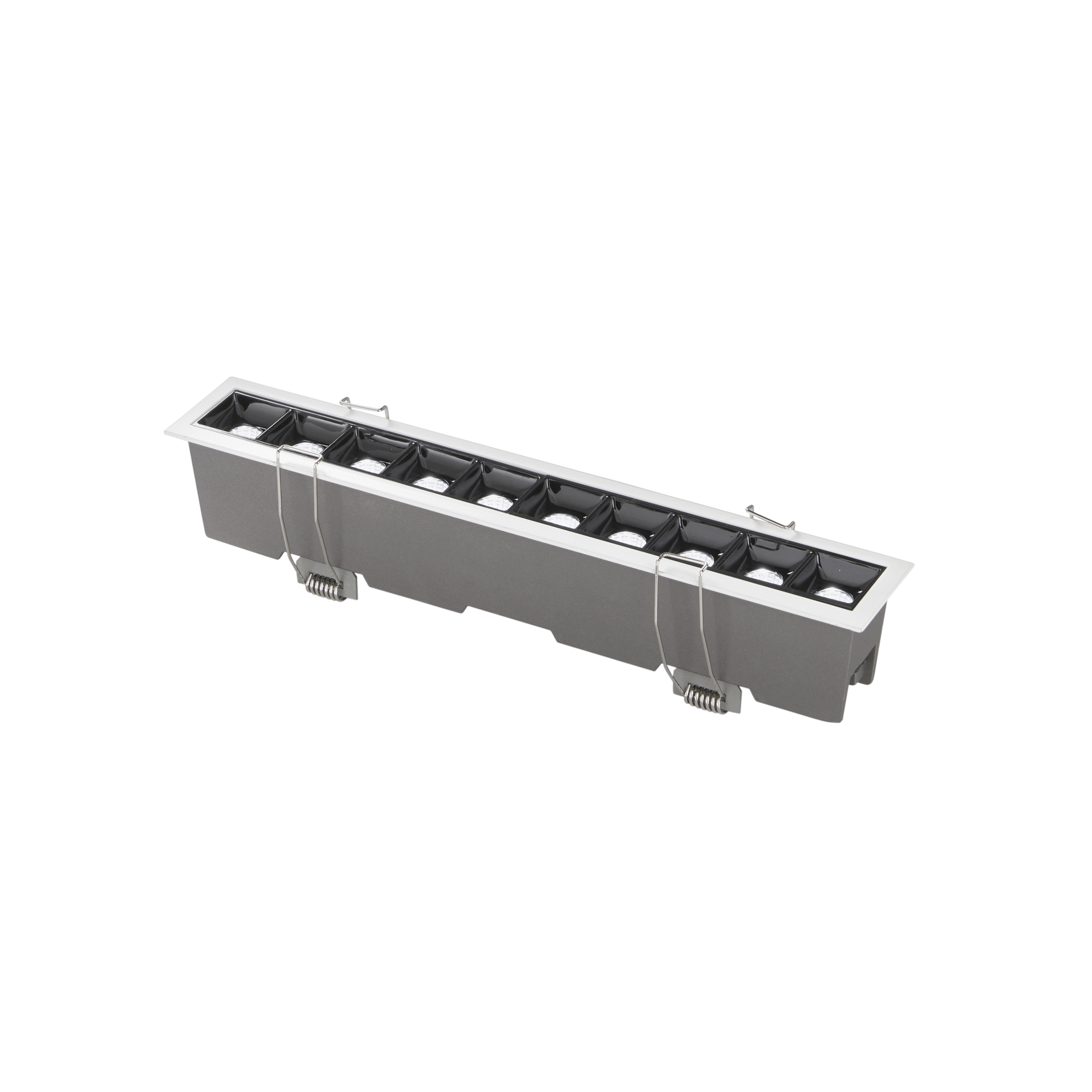 SINKRO recessed LED spotlight 10 lights x 2W anti-glare 4000K - Intec