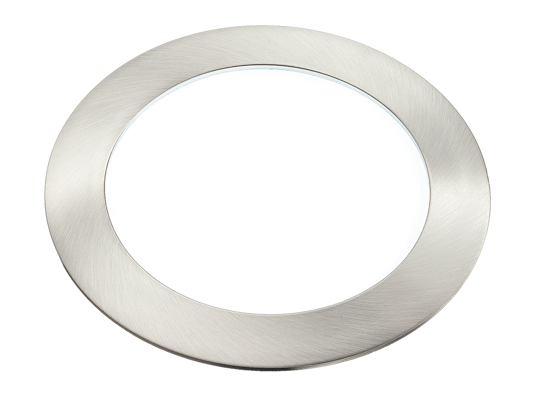 SLIM ultra-thin recessed LED spotlight in nickel aluminum 18W 4000K - Intec