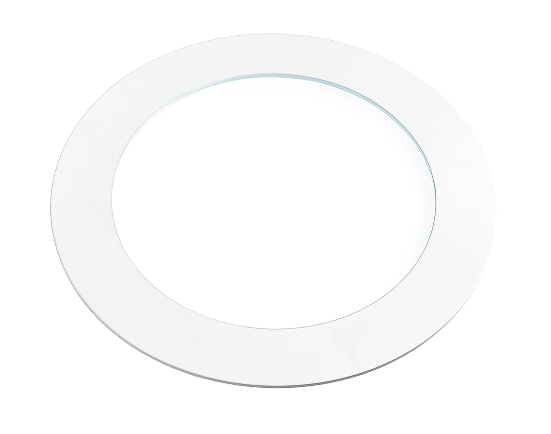 SLIM ultra-thin recessed LED spotlight in white aluminum 24W 3000K - Intec