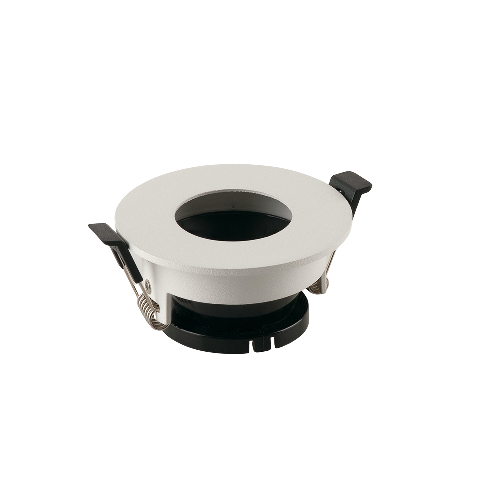 Frame for STENOS recessed spotlight round white with round hole 8.5 cm - Intec