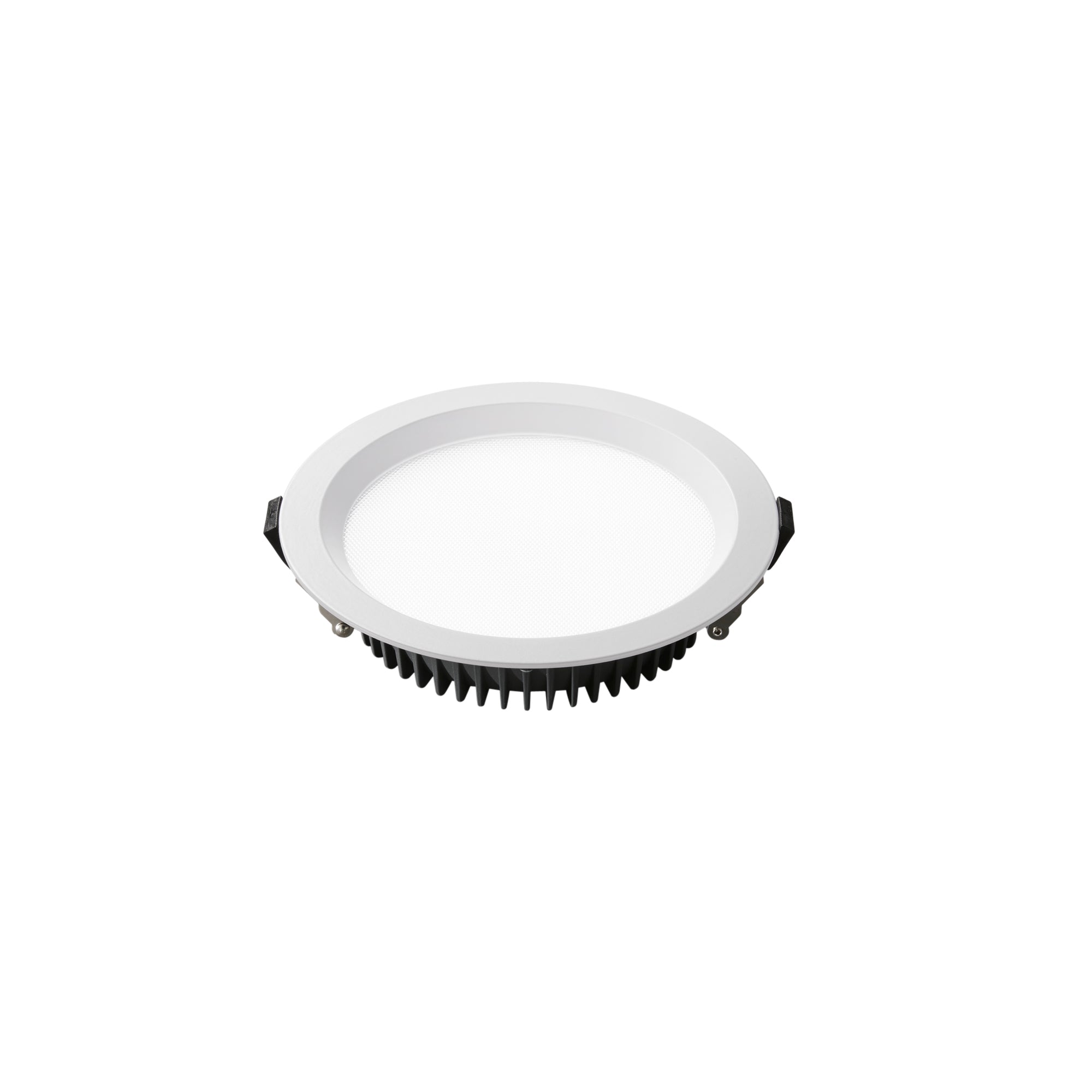 TRON LED recessed spotlight in white aluminum CCT IP44 20W 19 cm - Intec