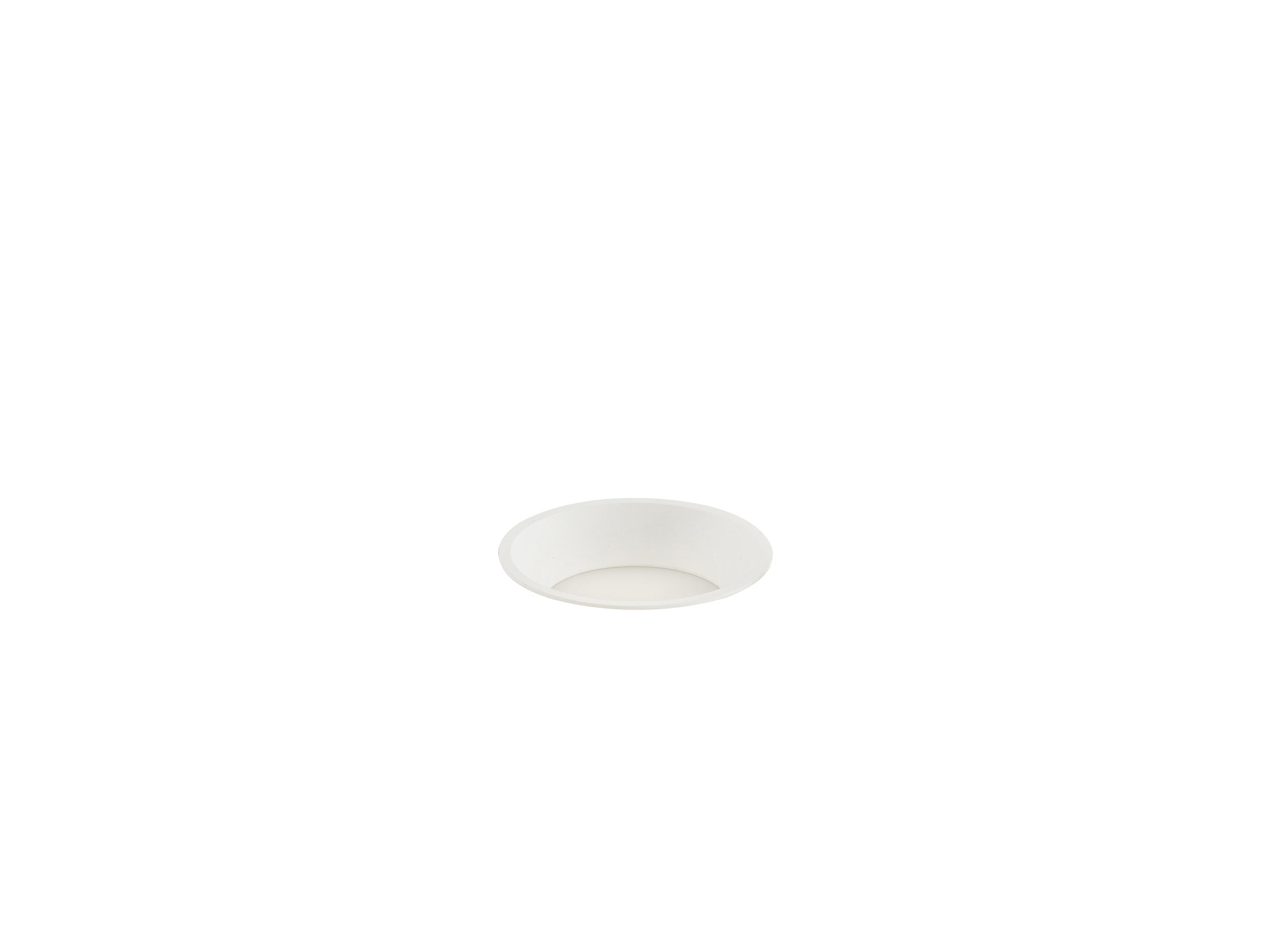 XANTO round white LED recessed spotlight with anti-glare light 12W cool light 11cm - Intec