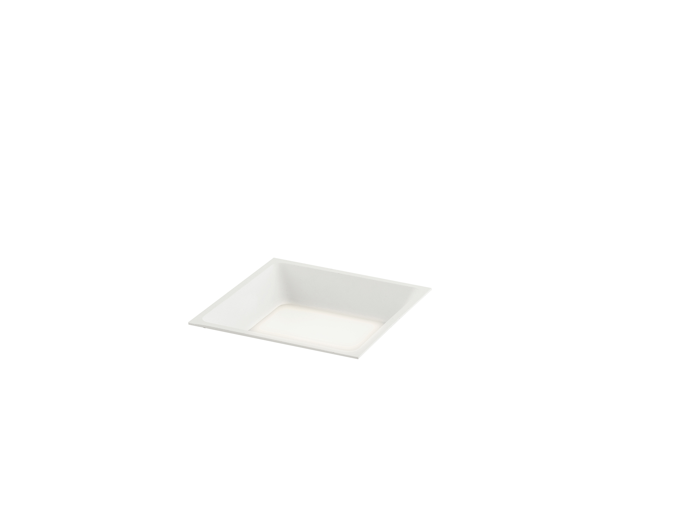 XANTO square white LED recessed spotlight with anti-glare light 18W natural light 14.5x14.5cm - Intec