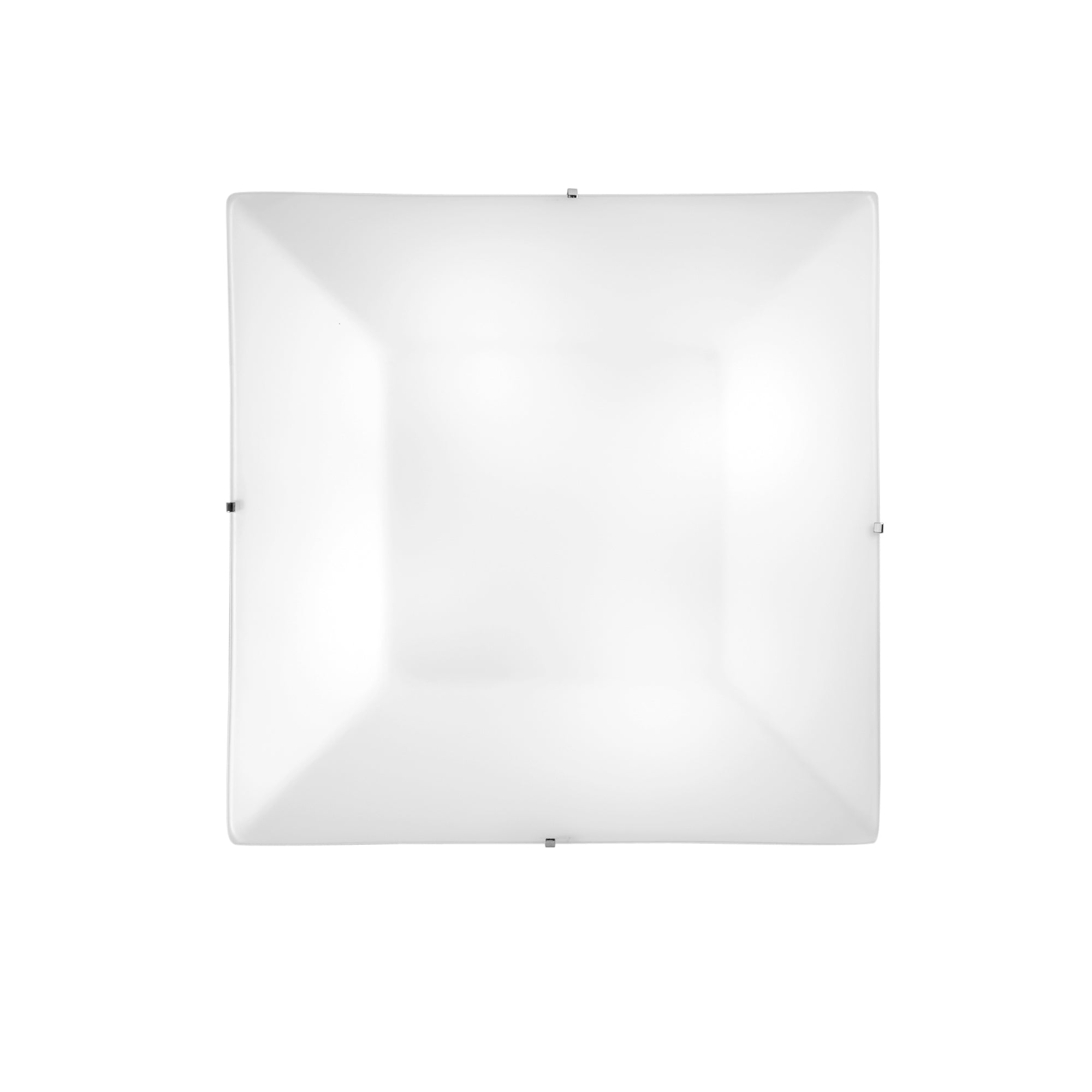 OSIRIDE ceiling light in white glass 50 x 50 cm - Luce Ambiente e Design