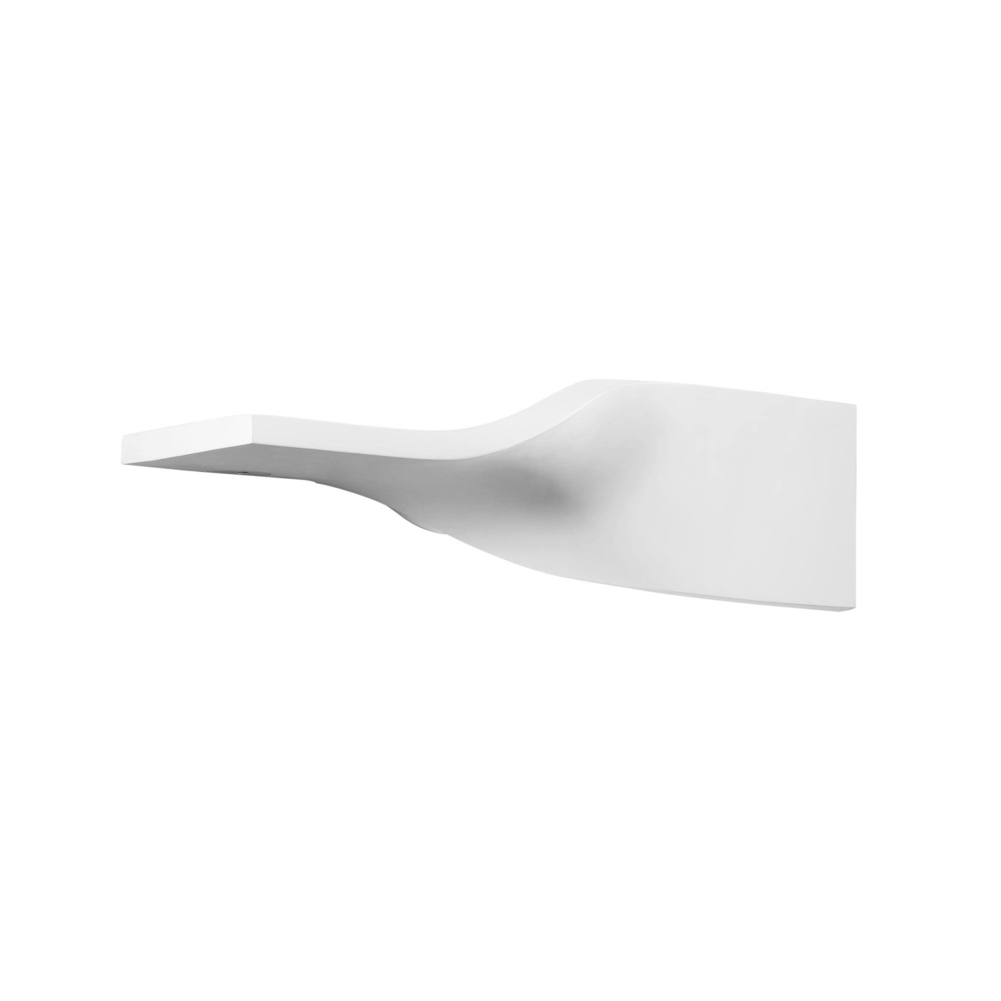 PIROETTE wall light in white paintable plaster 56 cm - Luce Ambiente e Design