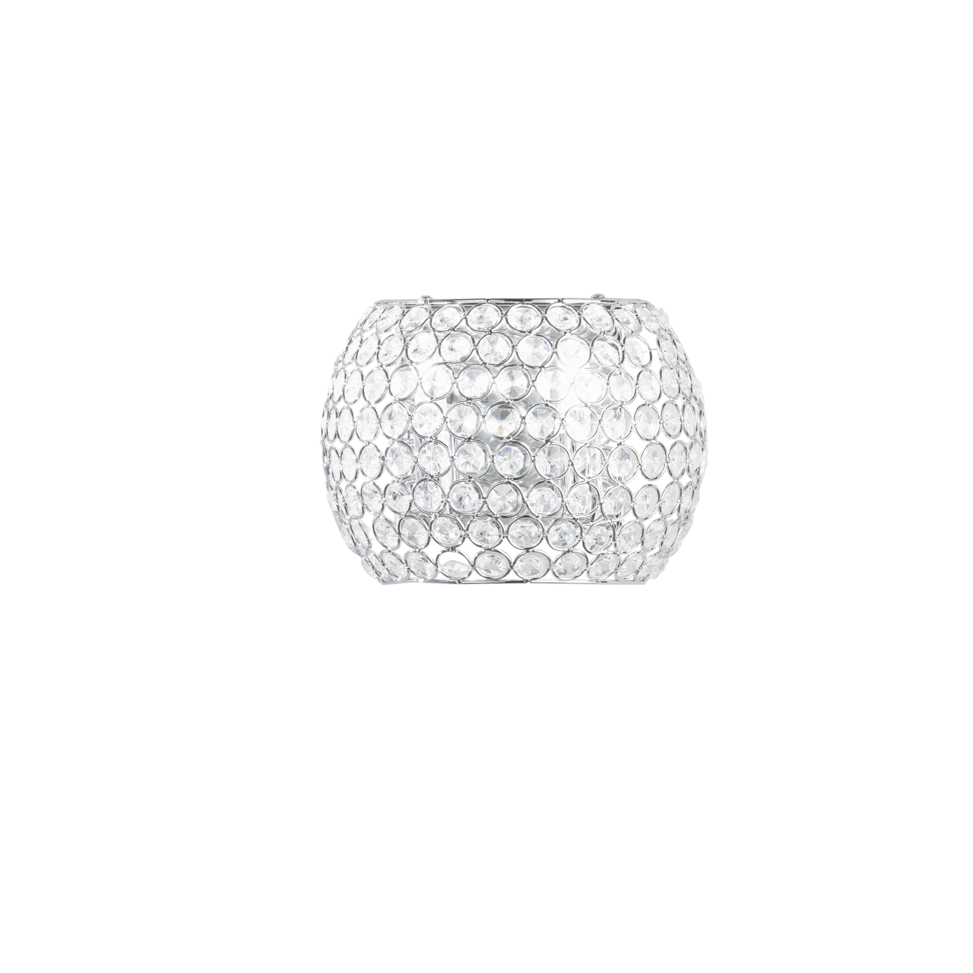 PLANET wall light in chrome metal and crystals - Luce Ambiente e Design