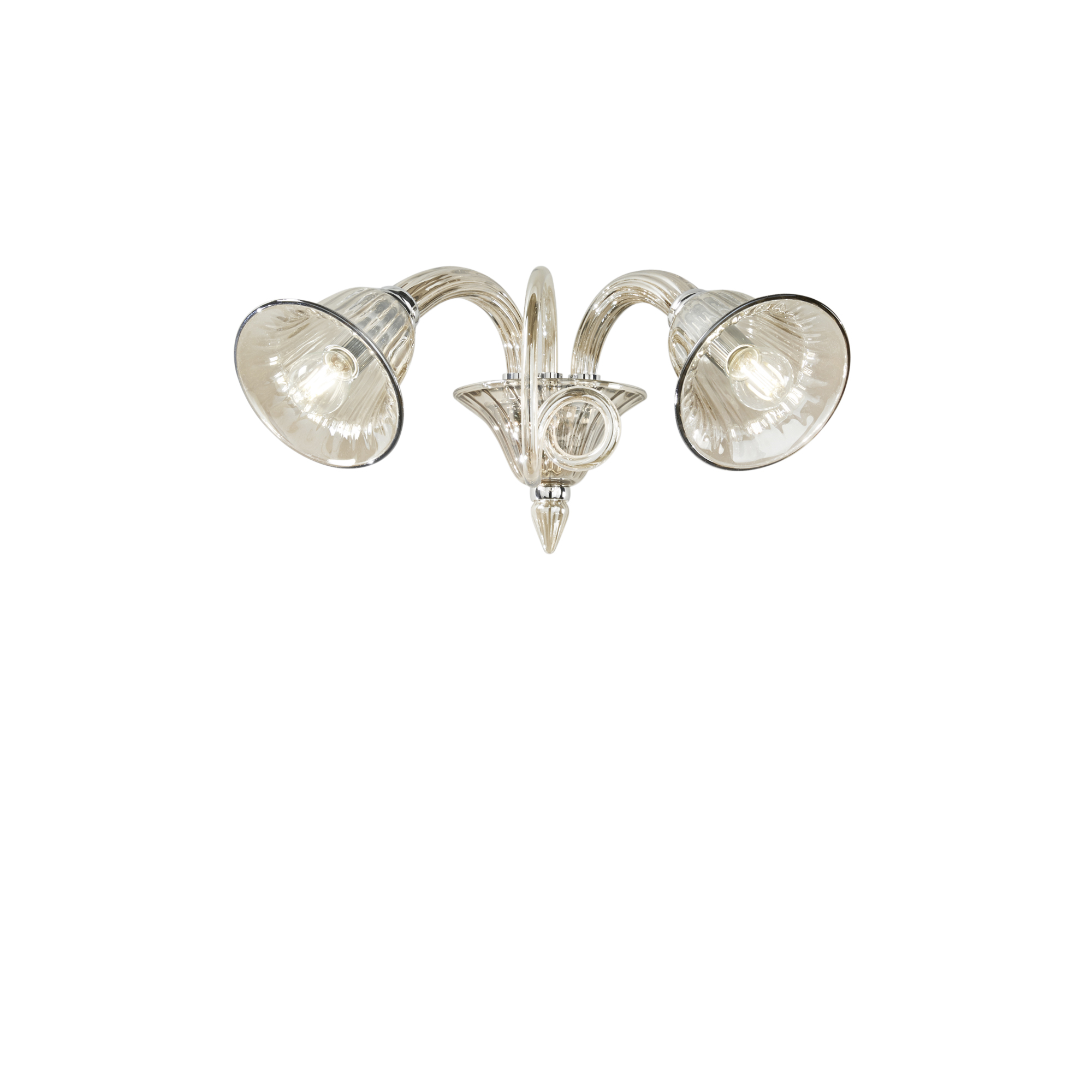 POSEIDON wall light in champagne glass with 2 diffusers - Luce Ambiente e Design