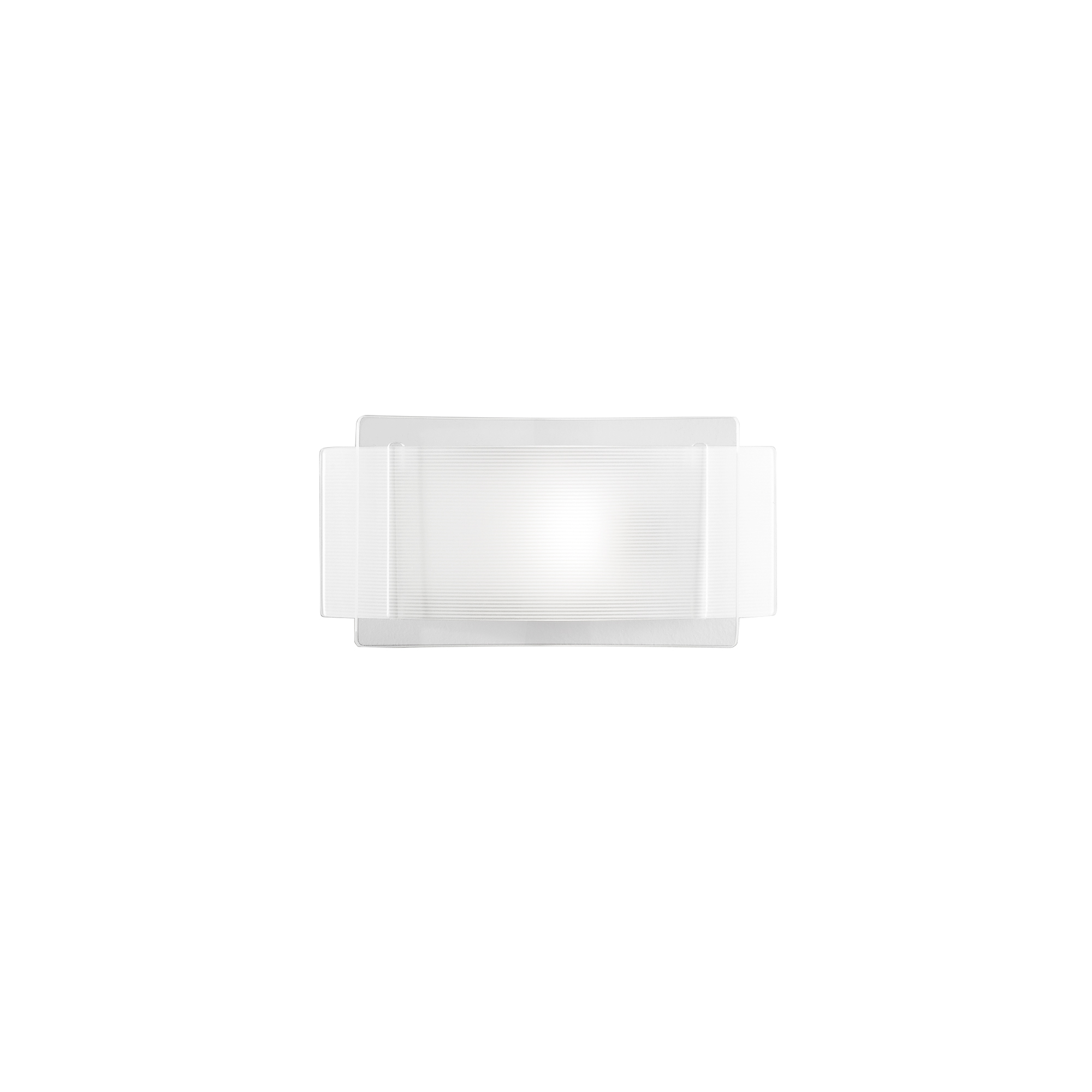 RIGHE wall light in white glass h16.5x33 cm - Luce Ambiente e Design
