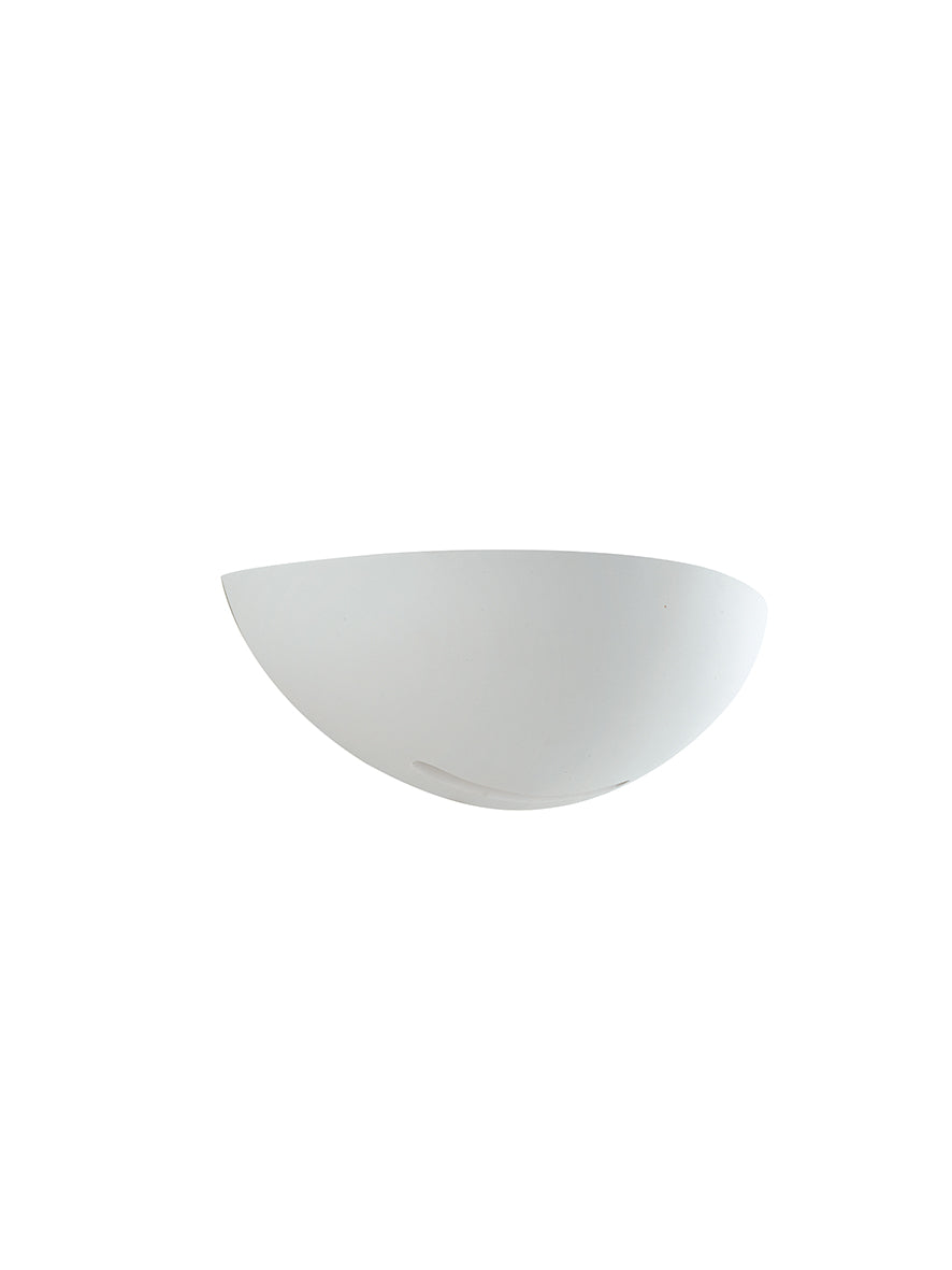 SESTRIERE wall light in paintable white plaster with dual emission - Luce Ambiente e Design