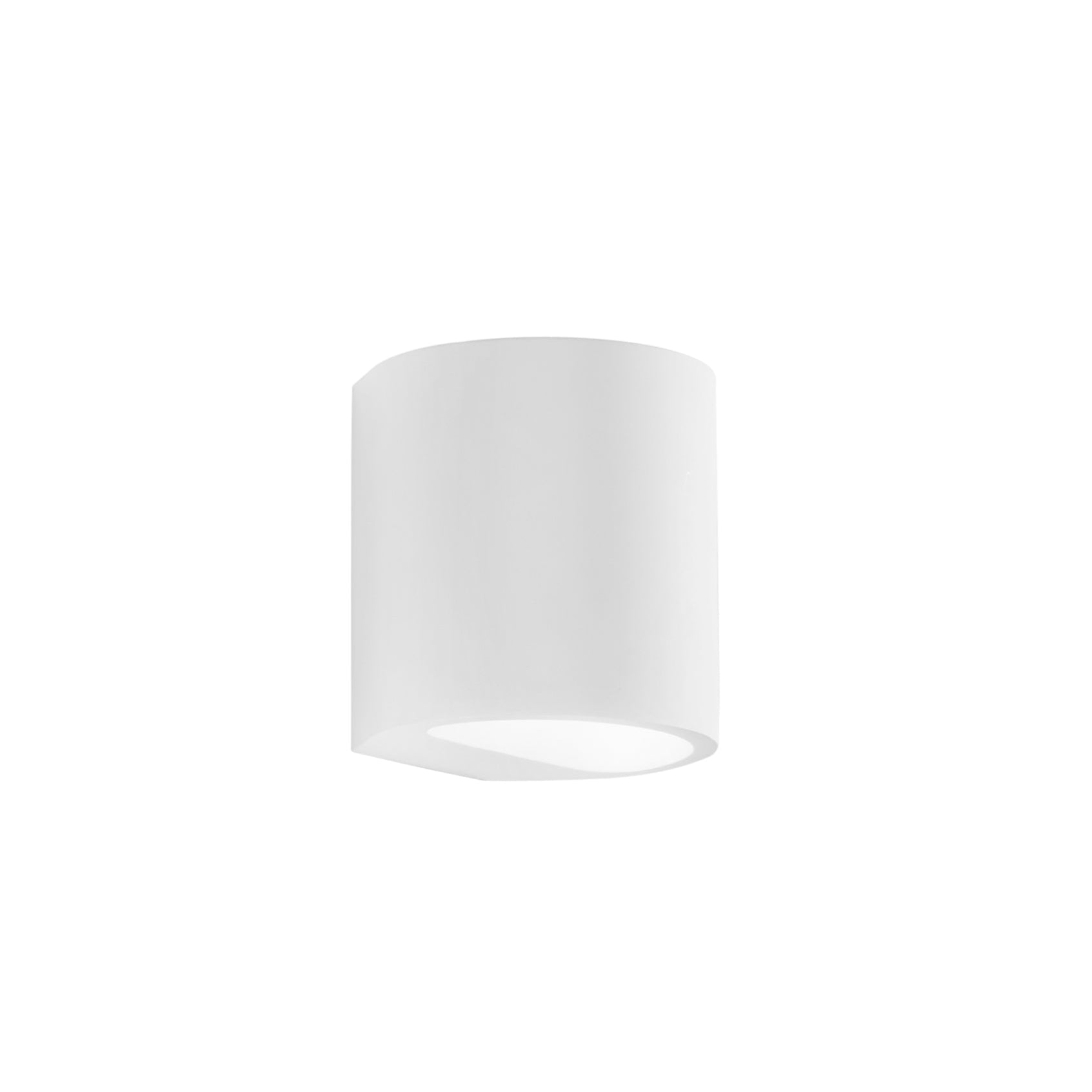 SHINE wall light in paintable white plaster with dual emission - Luce Ambiente e Design
