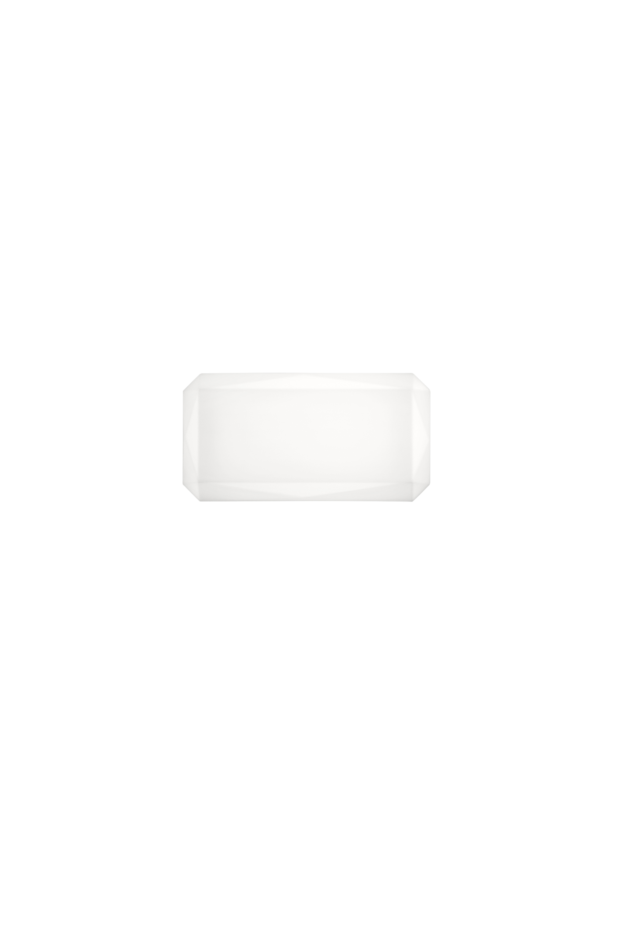 LED SINOPE wall light in satin white glass, CCT, h15x30 cm - Luce Ambiente e Design