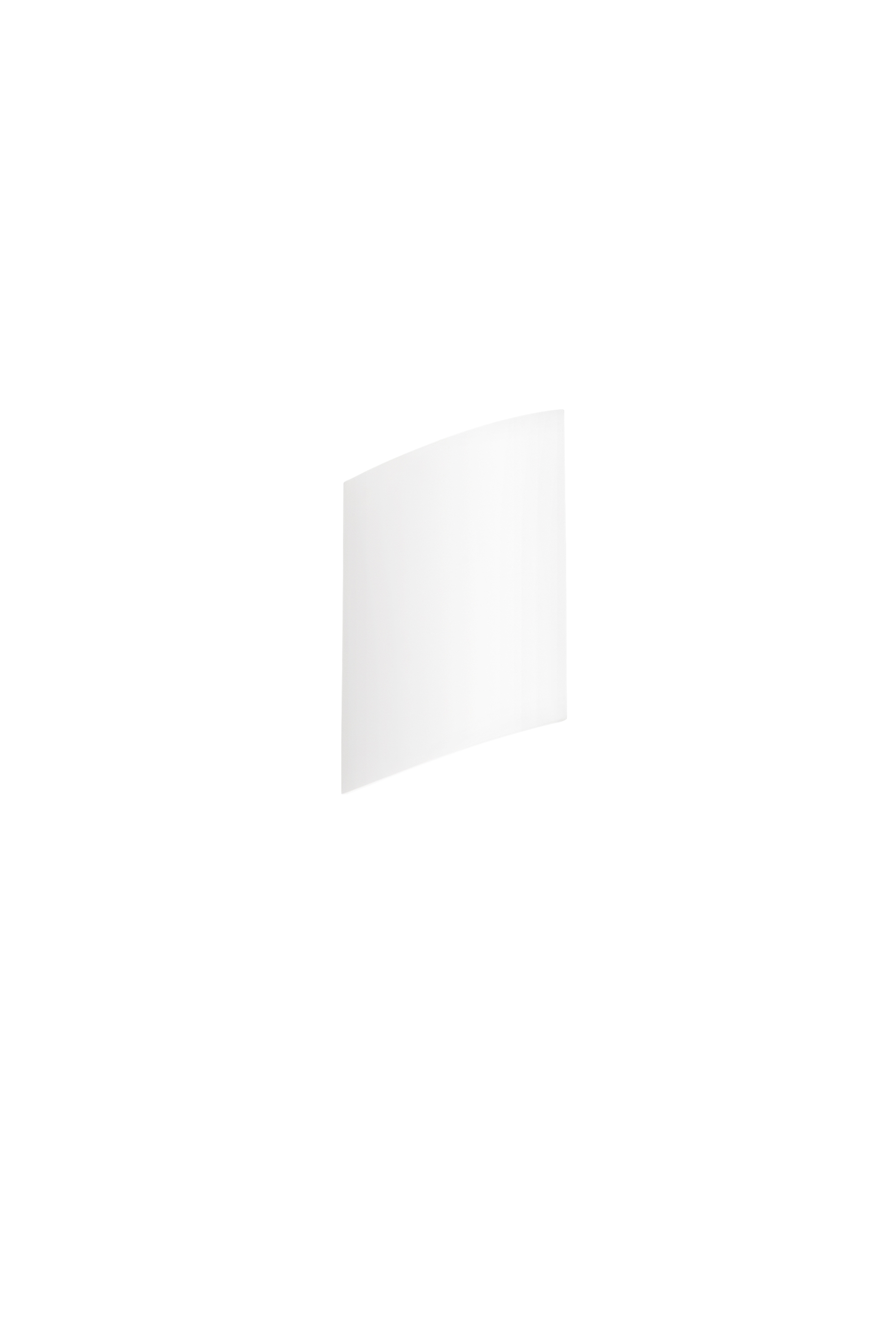 Slash wall light in paintable plaster - Luce Ambiente e Design