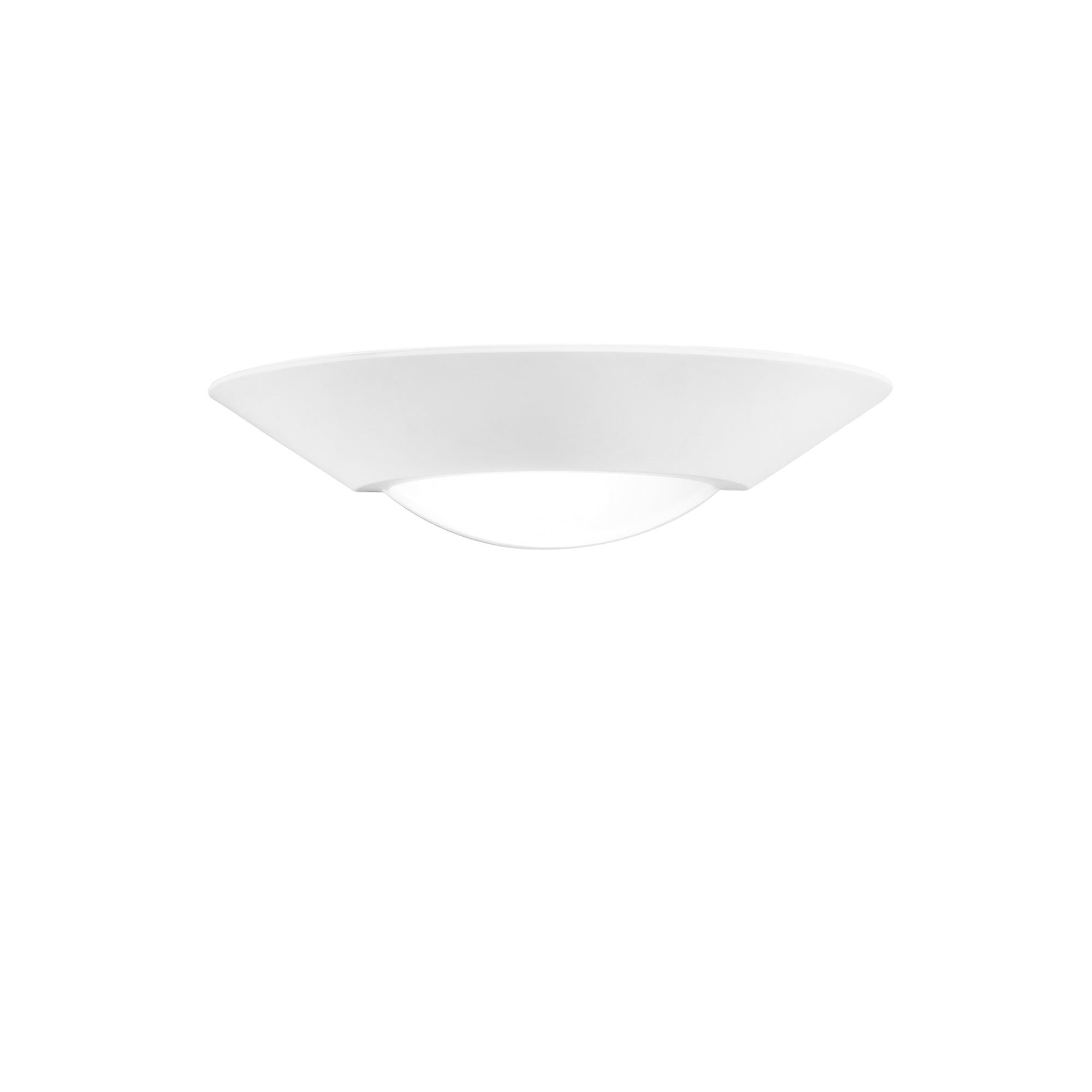 SOLEIL wall light in paintable plaster with satin glass diffuser - Luce Ambiente e Design