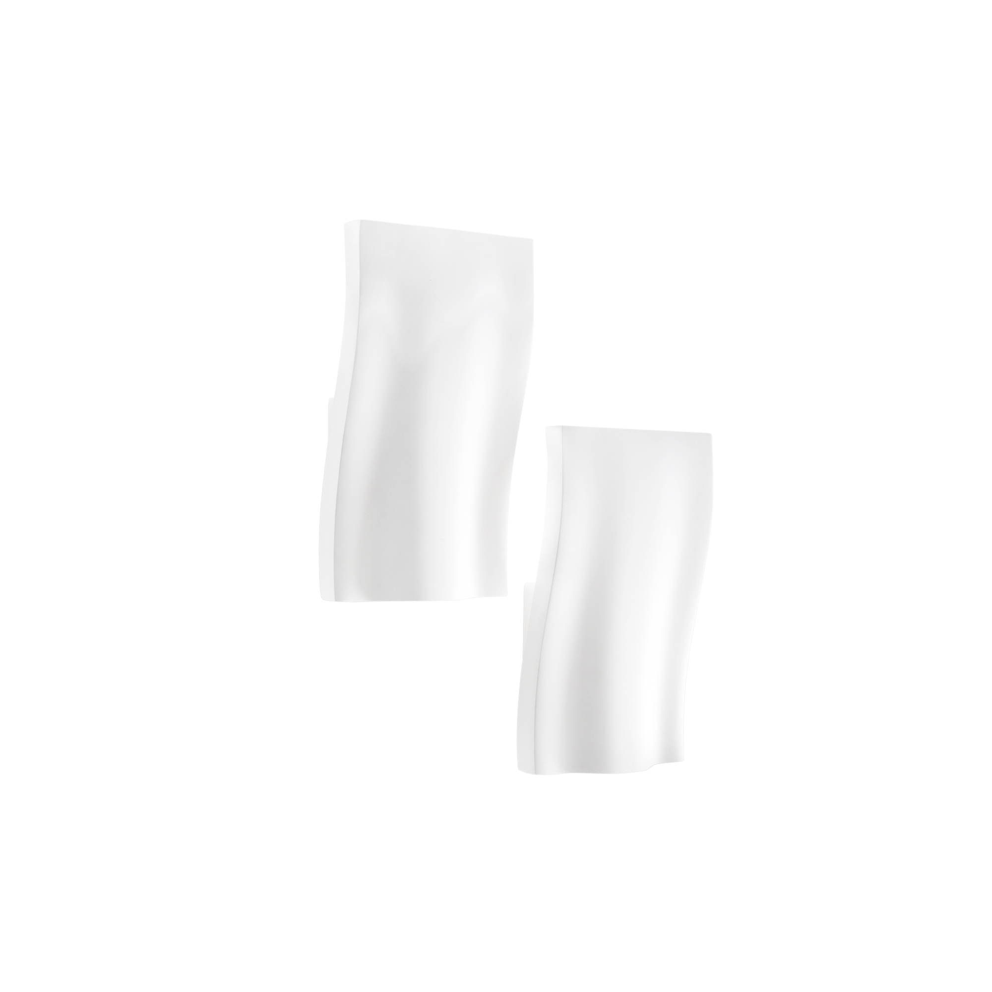 SOUL wall light in paintable white plaster - Luce Ambiente e Design