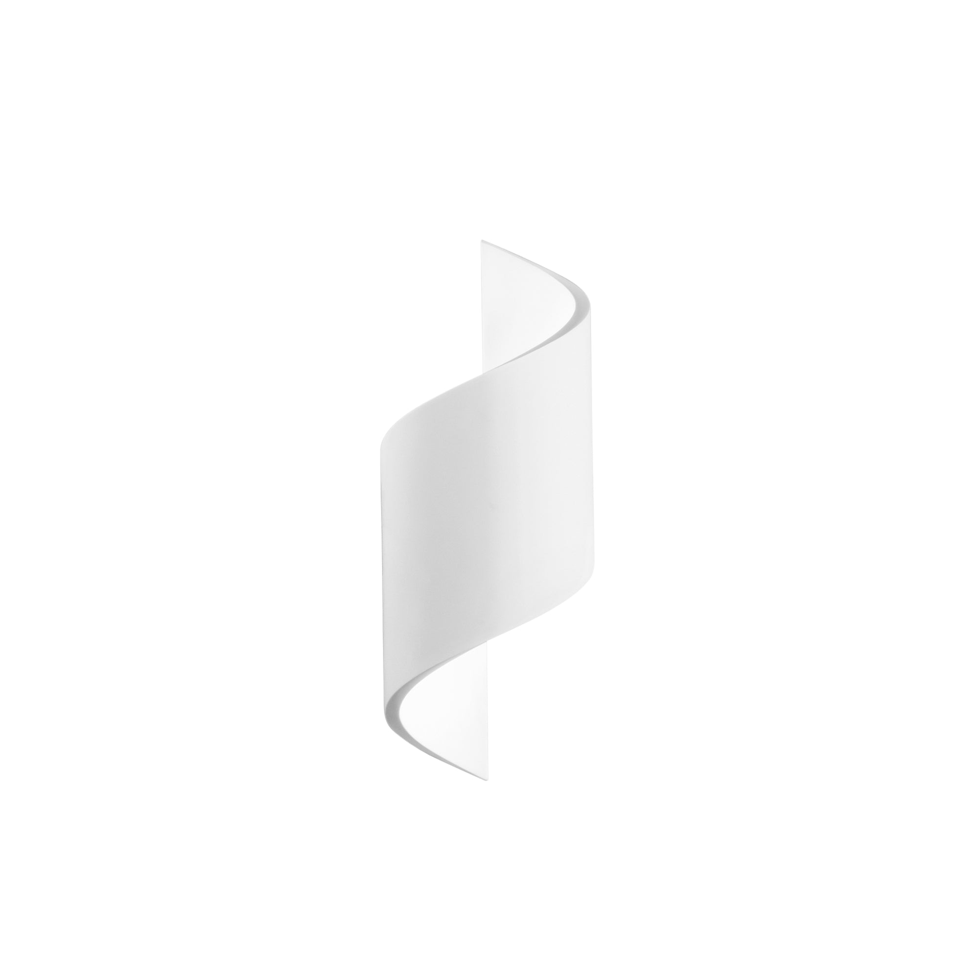 SPIRAL wall light in paintable plaster - Luce Ambiente e Design