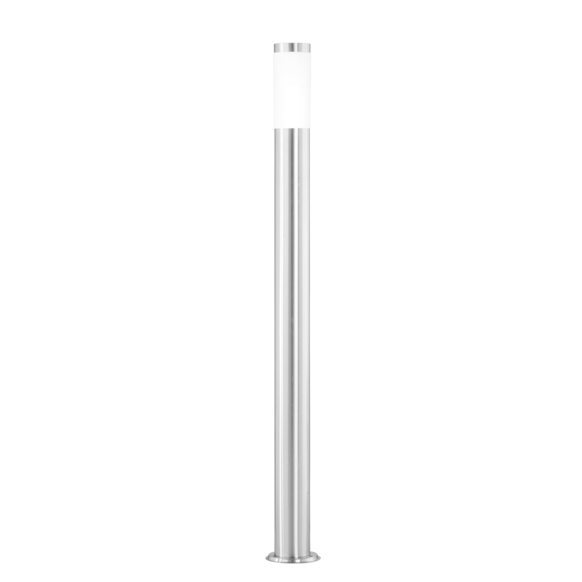 TOKYO outdoor bollard in nickel stainless steel 110 cm - Intec
