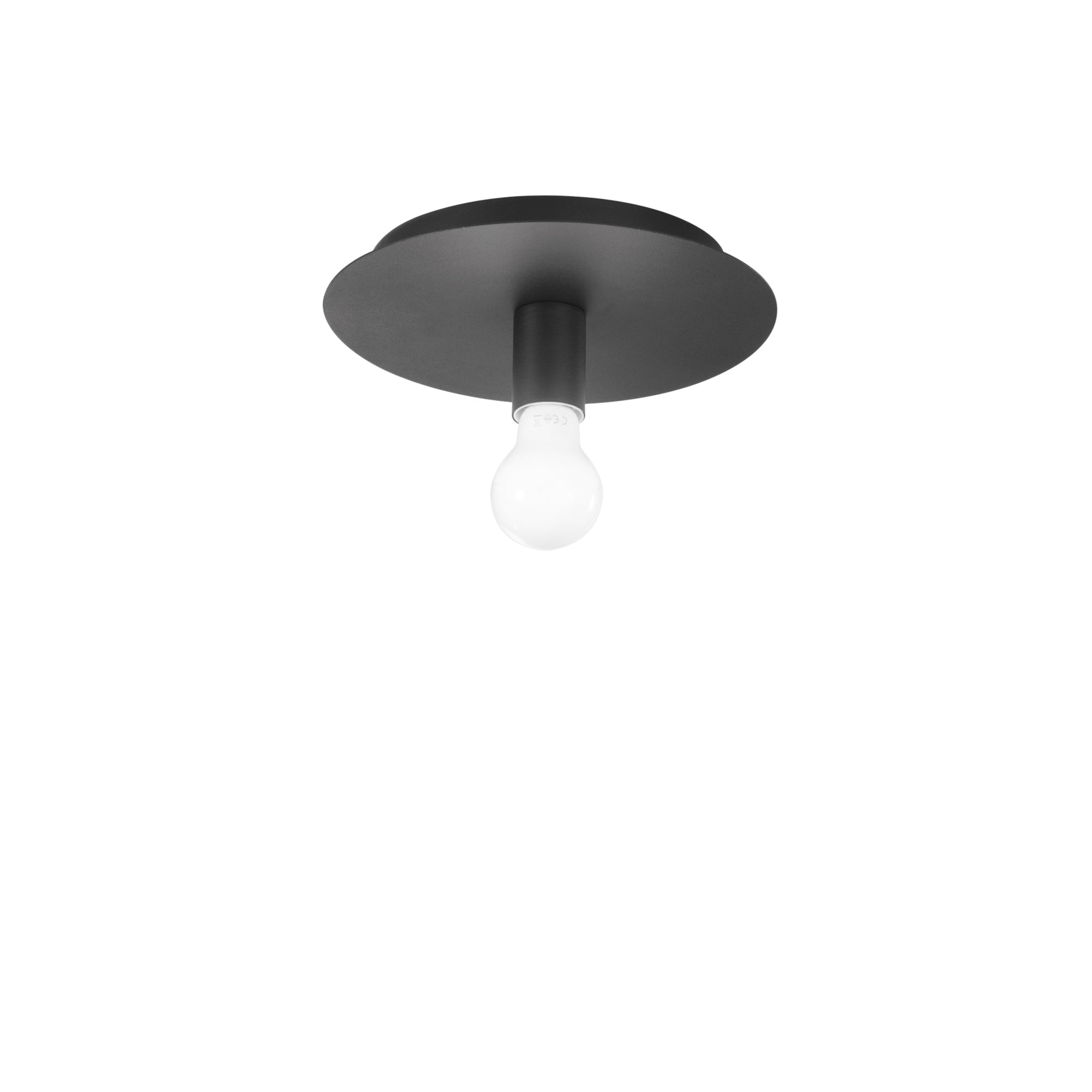STRIKE ceiling light in black metal - Luce Ambiente e Design