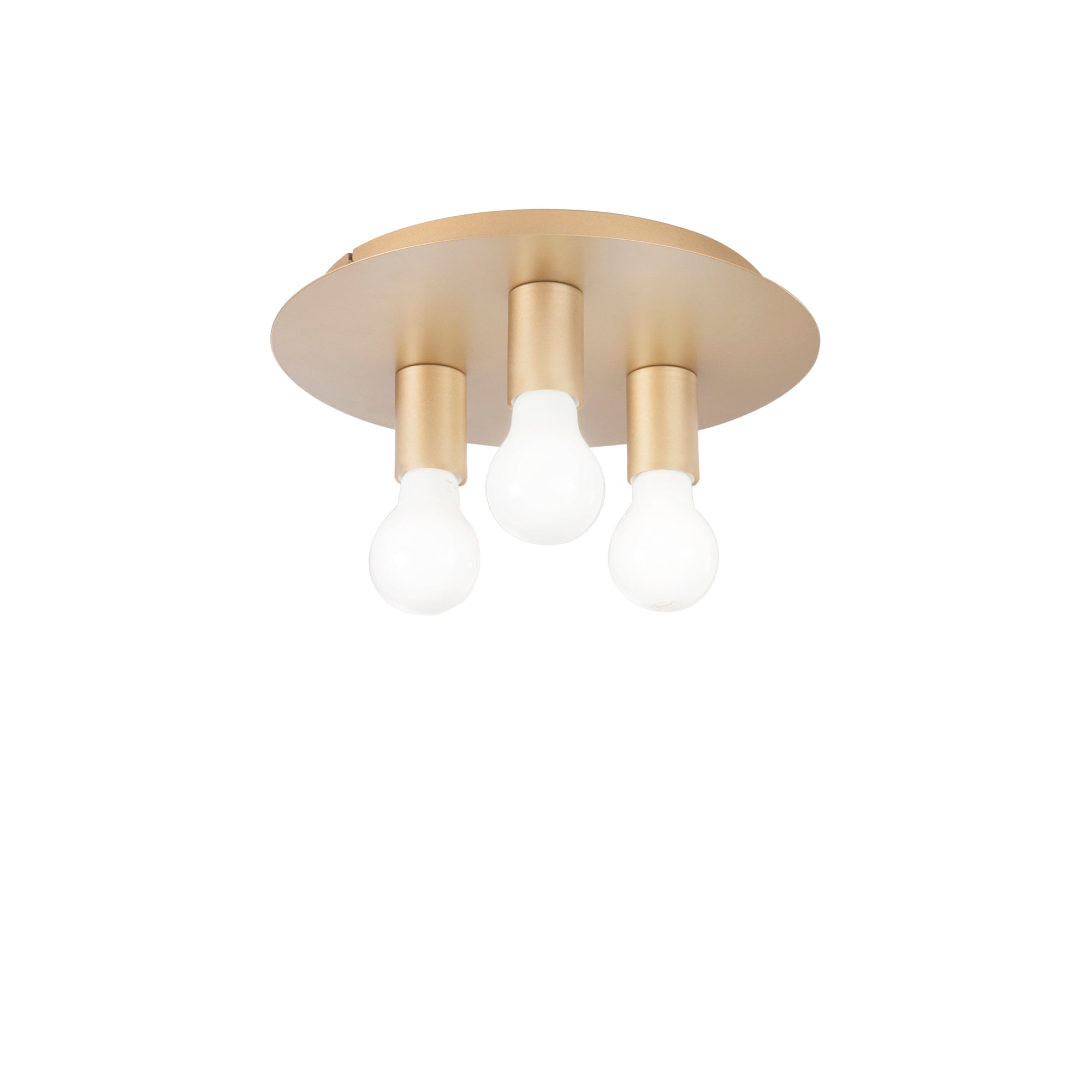STRIKE 3-light ceiling light in gold metal - Luce Ambiente e Design