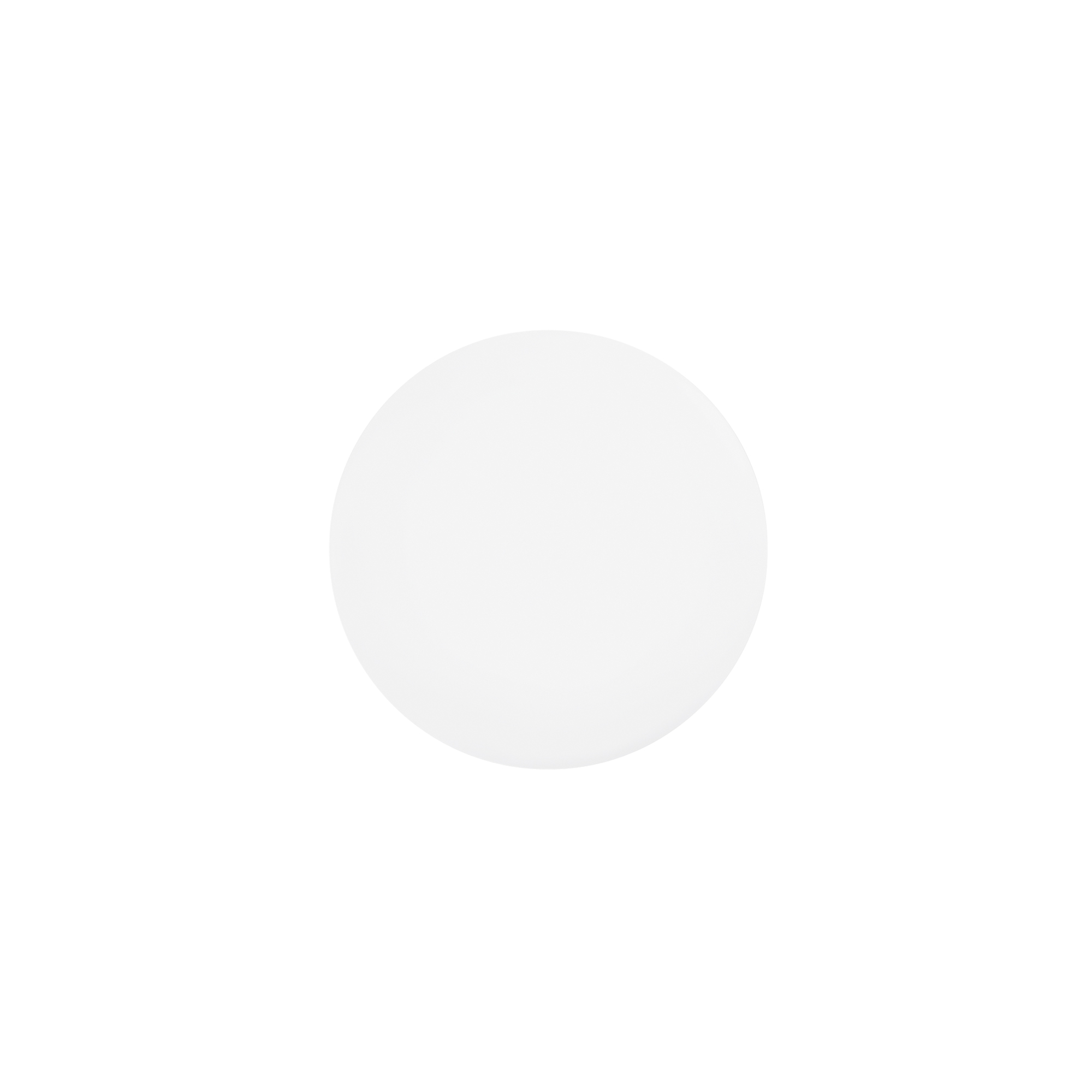SUN LED ceiling light in white acrylic, natural light, Ø 38 cm - Luce Ambiente e Design