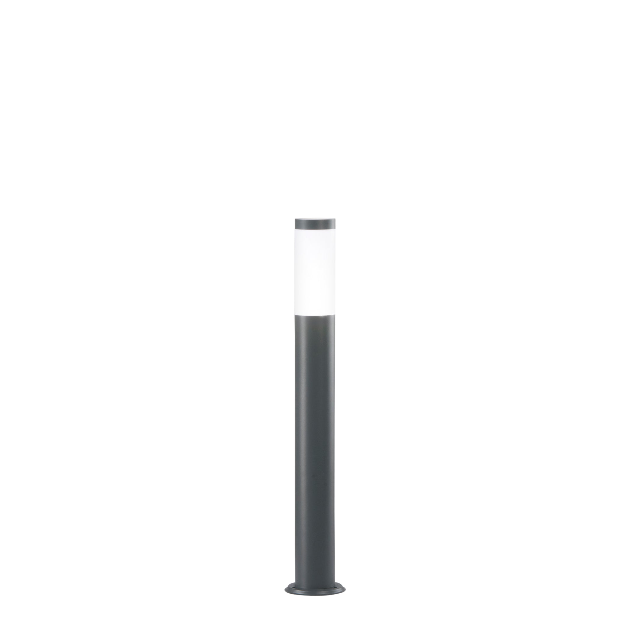 TOKYO outdoor bollard in anthracite stainless steel 70 cm - Intec