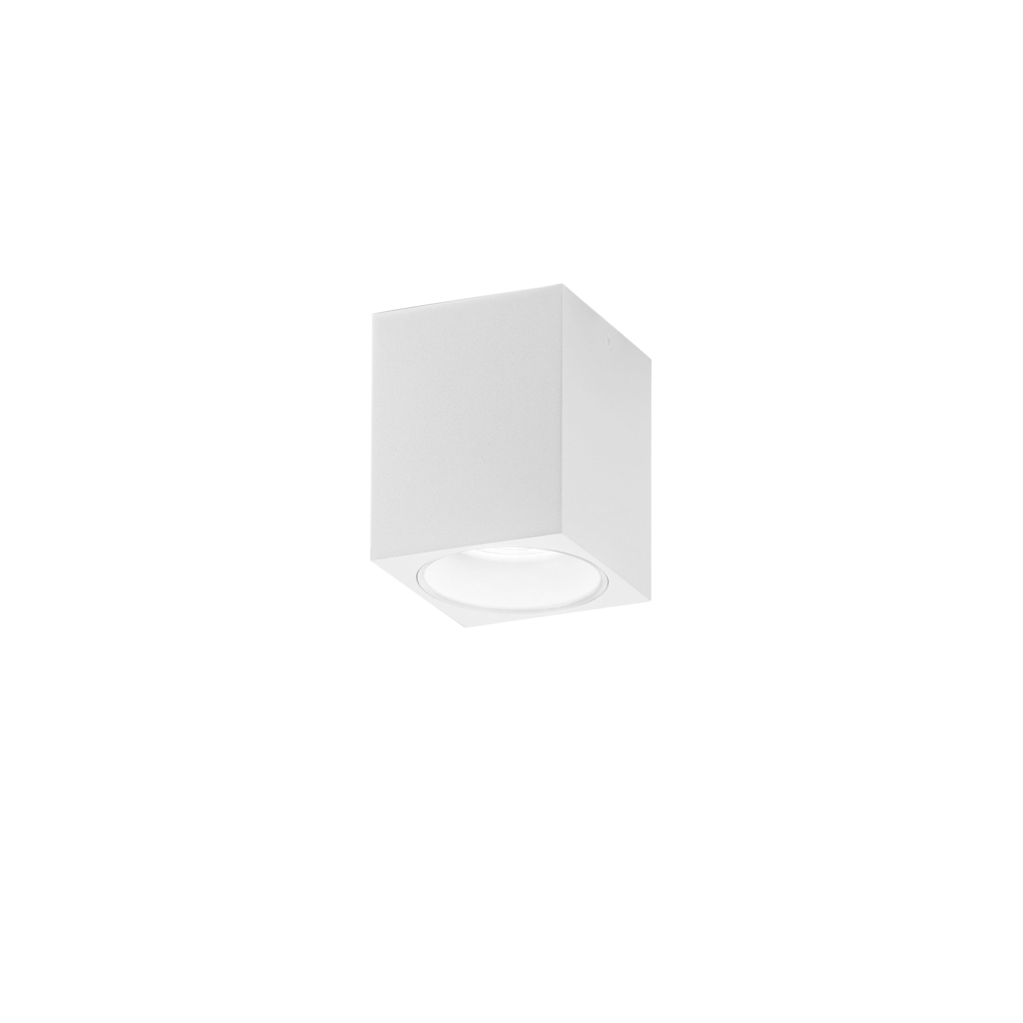 TOWN square ceiling light in white aluminum - Intec