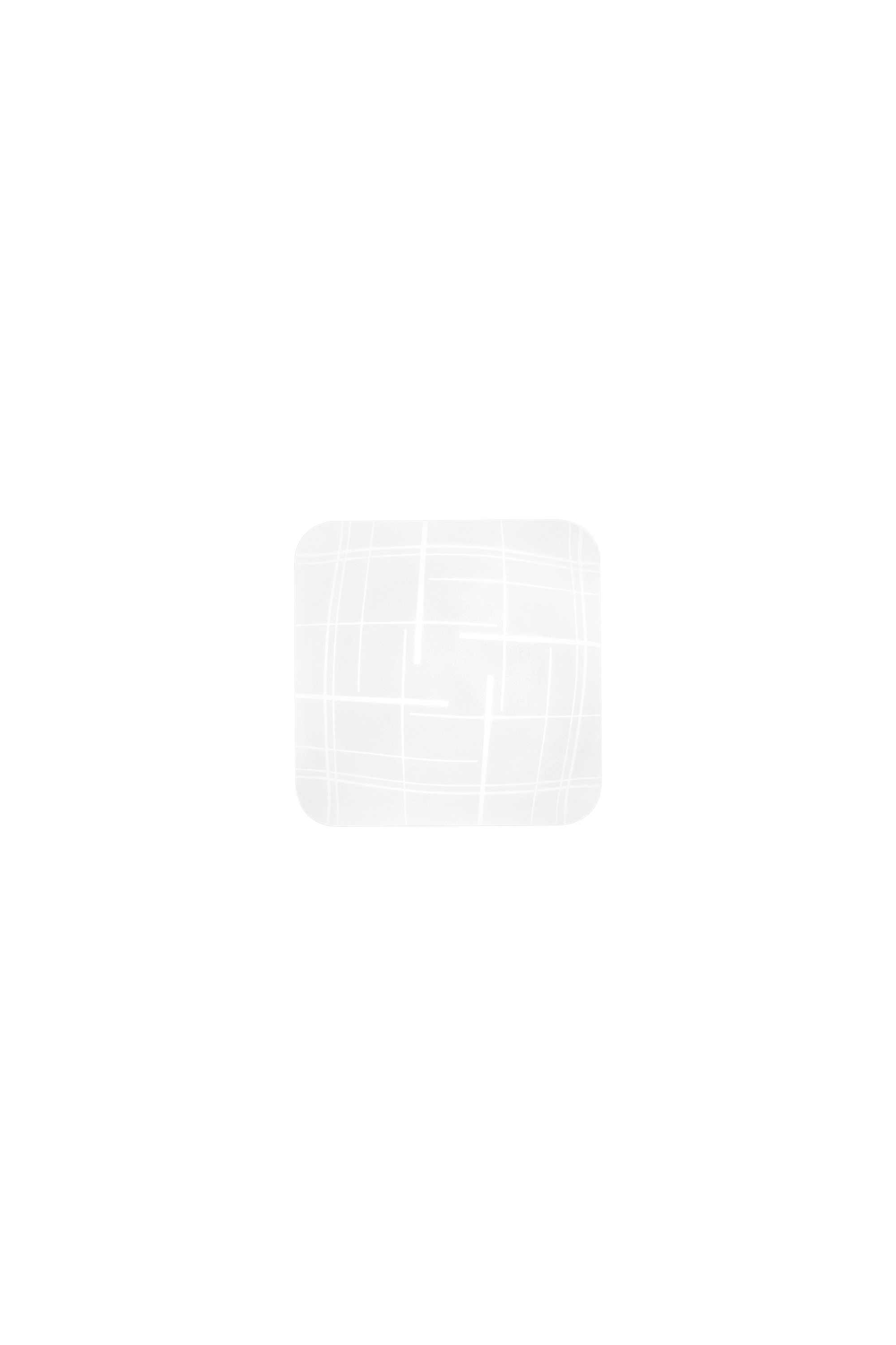 TRYGO square ceiling light in satin glass, CCT, 27 cm - Luce Ambiente e Design