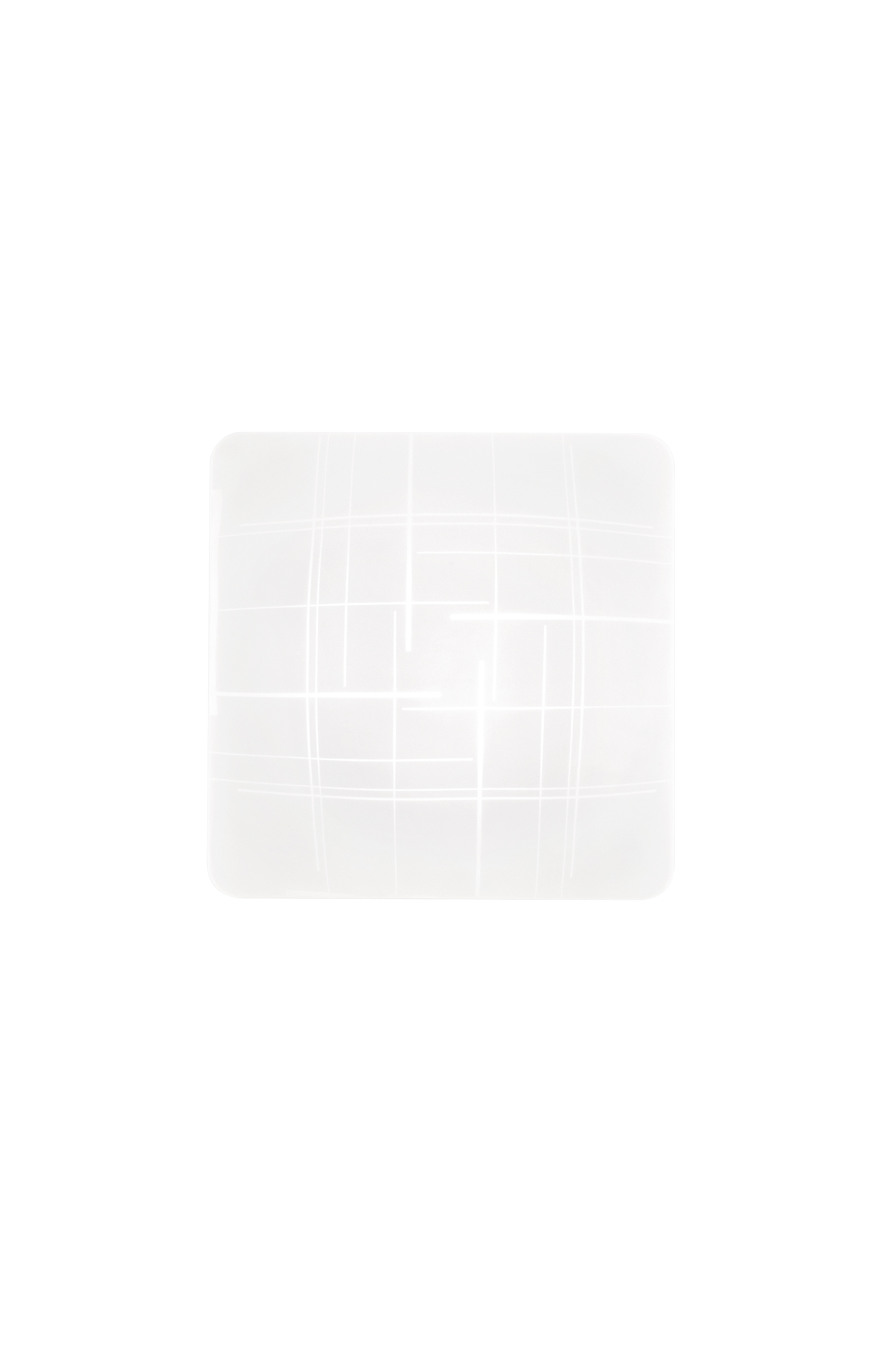 TRYGO square ceiling light in satin glass, CCT, 41 cm - Luce Ambiente e Design