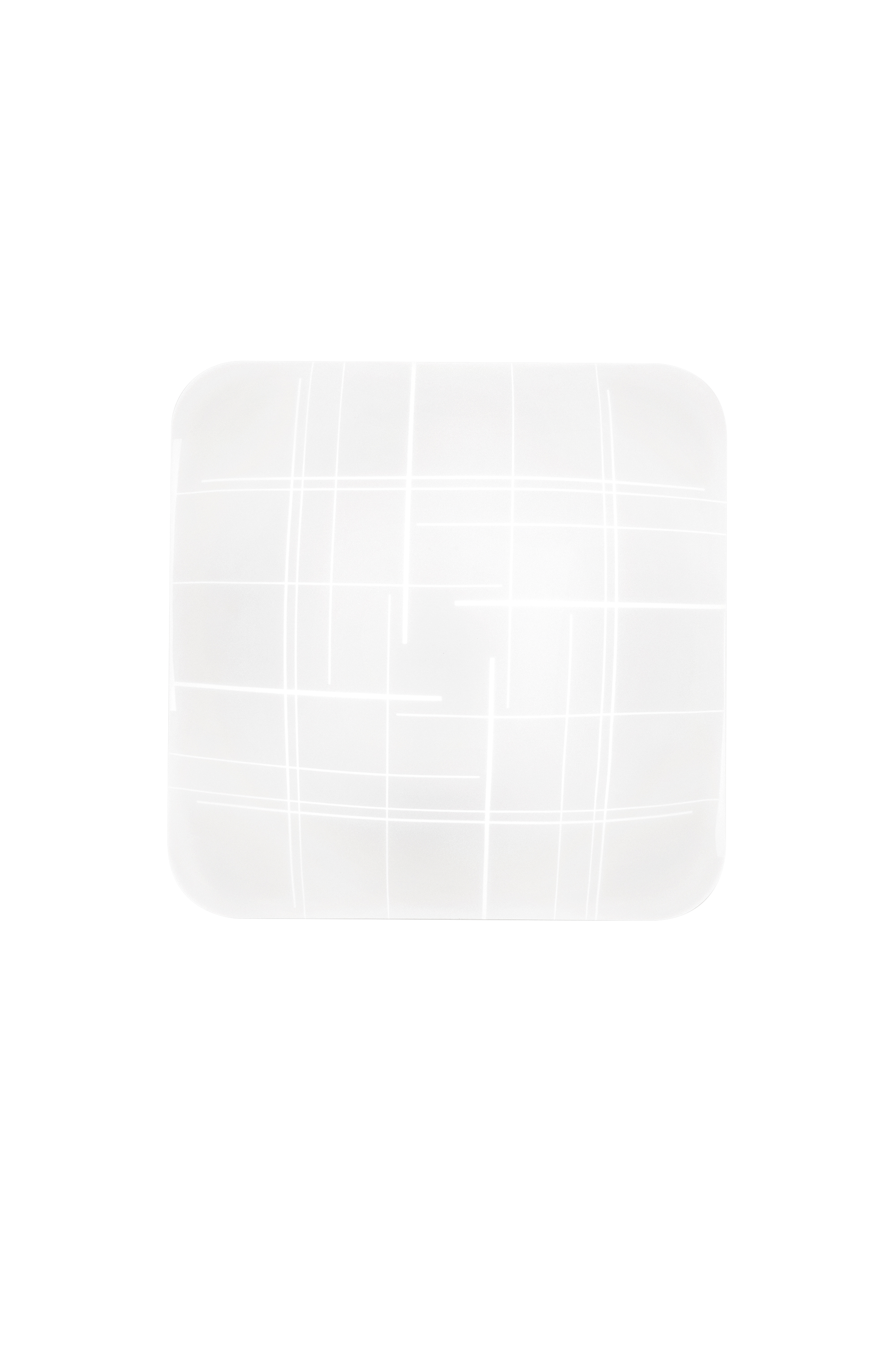 TRYGO square ceiling light in satin glass, CCT, 50 cm - Luce Ambiente e Design