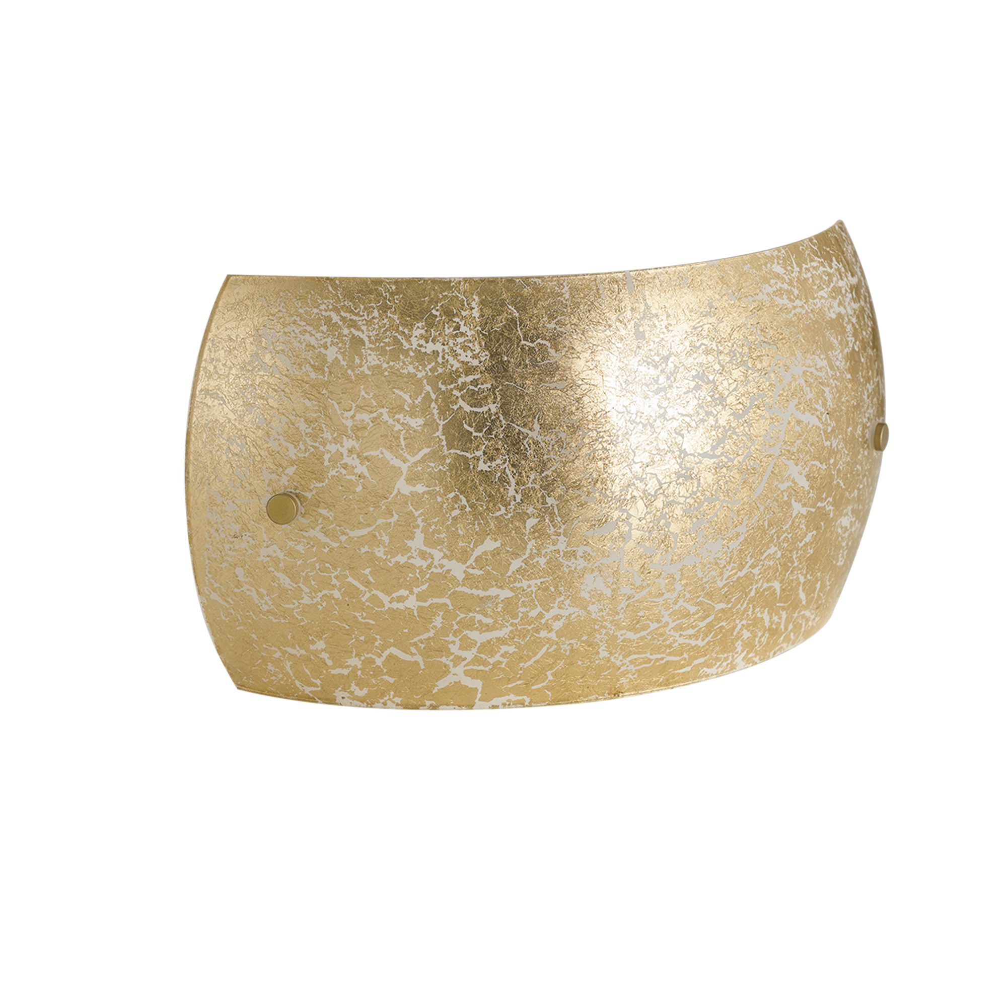 VANITY wall light in glass with gold leaf decoration - Luce Ambiente e Design