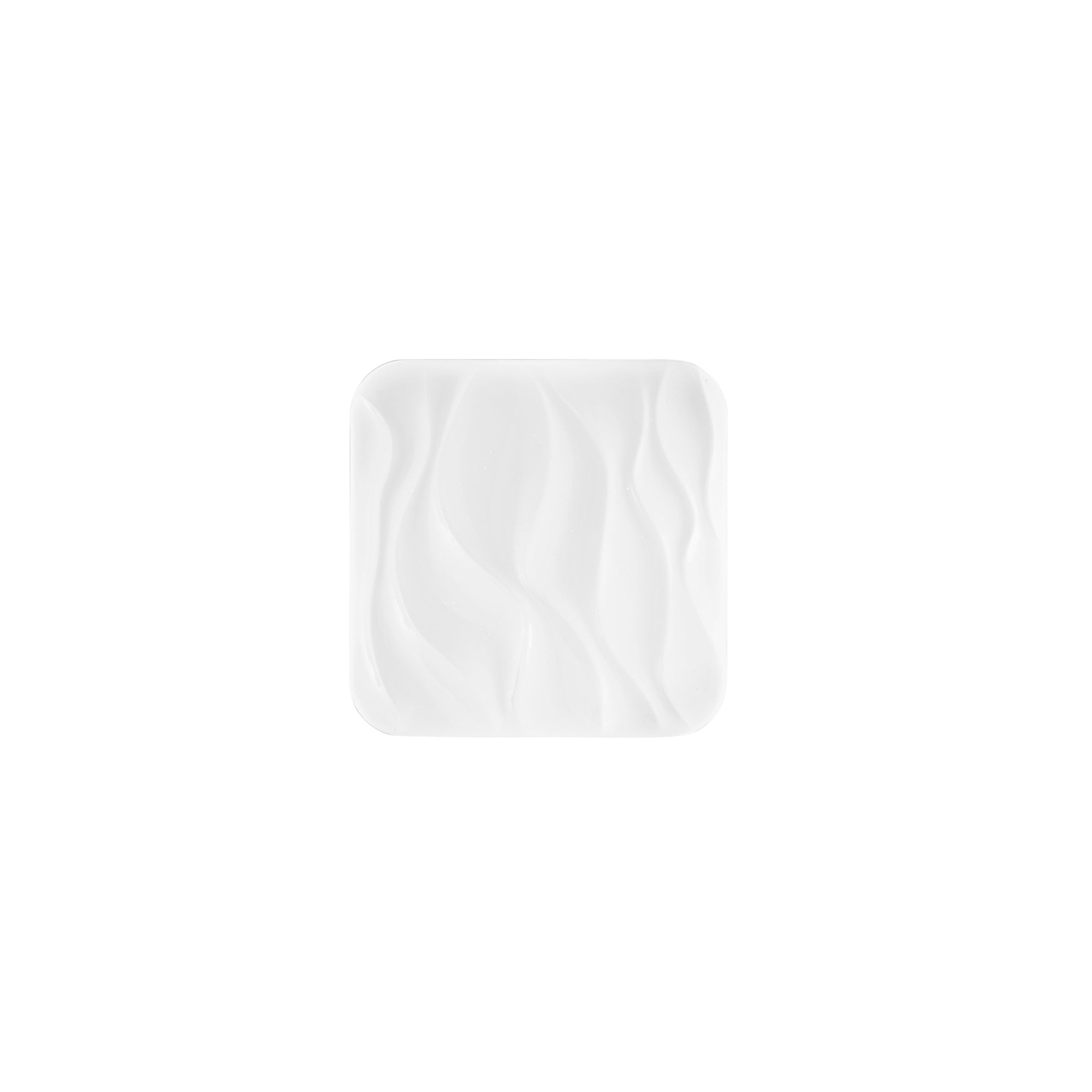 WAVE square white acrylic LED ceiling light, CCT, with memory function, 33 cm - Luce Ambiente e Design
