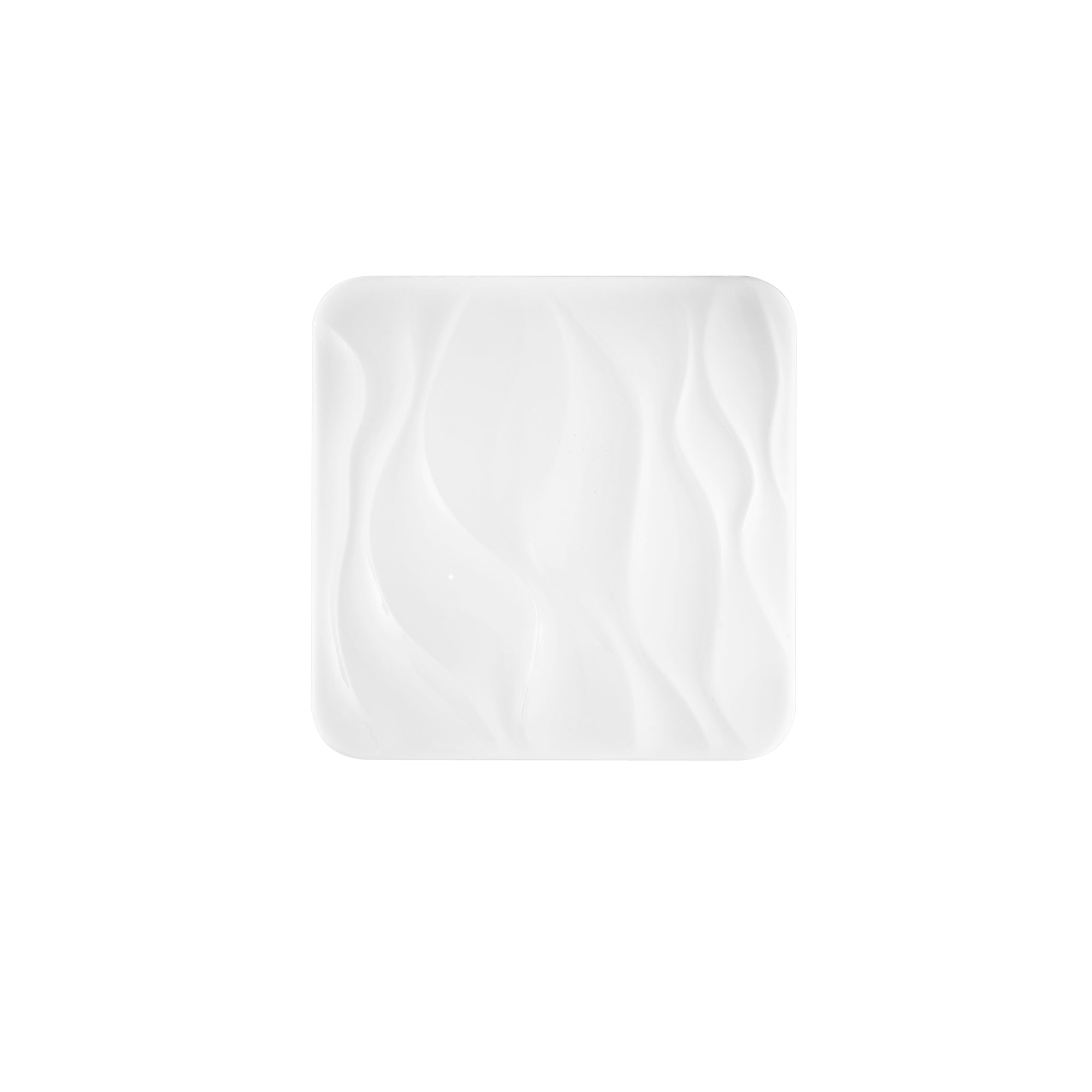 WAVE square white acrylic LED ceiling light, CCT, 43 cm - Luce Ambiente e Design