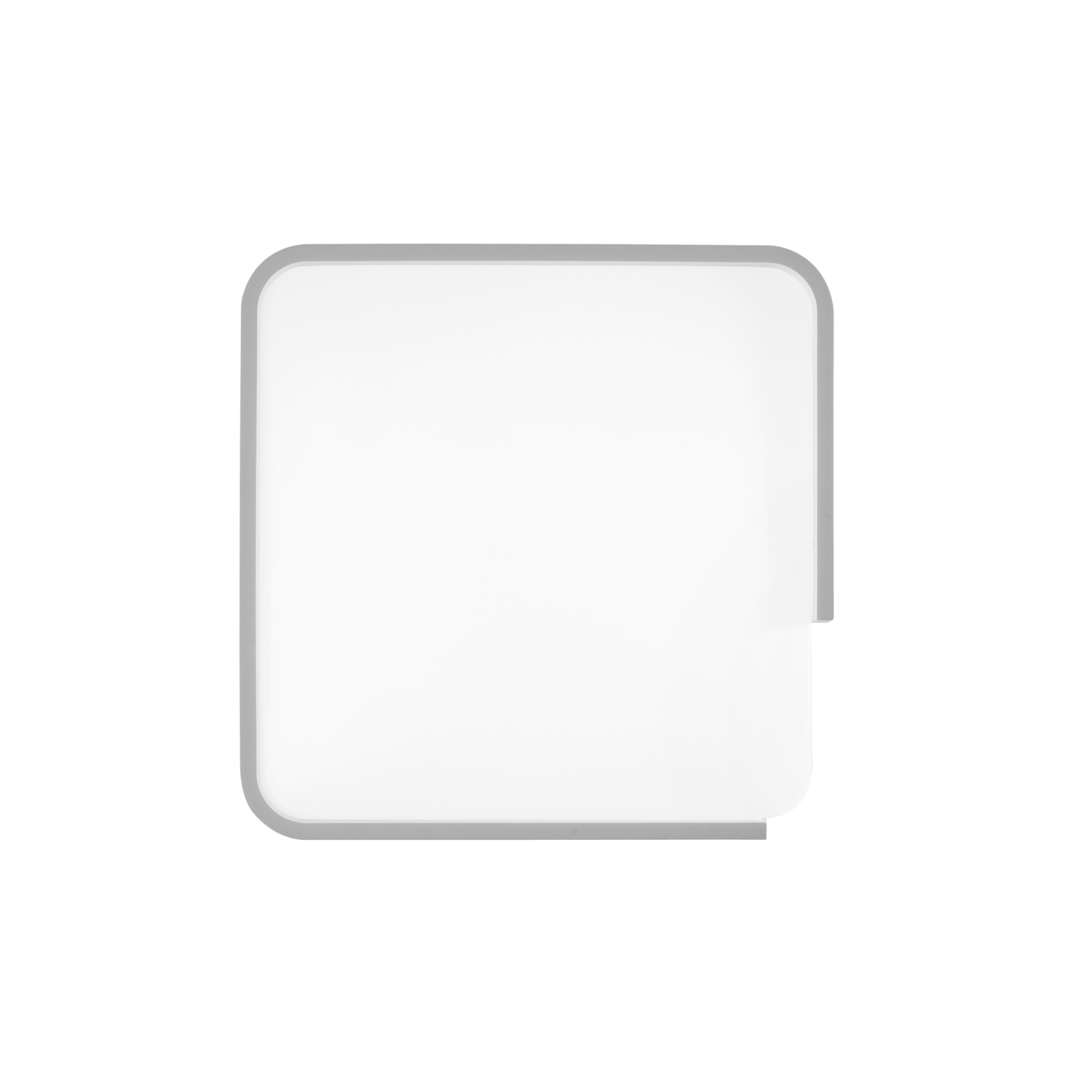 WAYOUT square ceiling light in white and grey plastic fibres, CCT - Luce Ambiente e Design