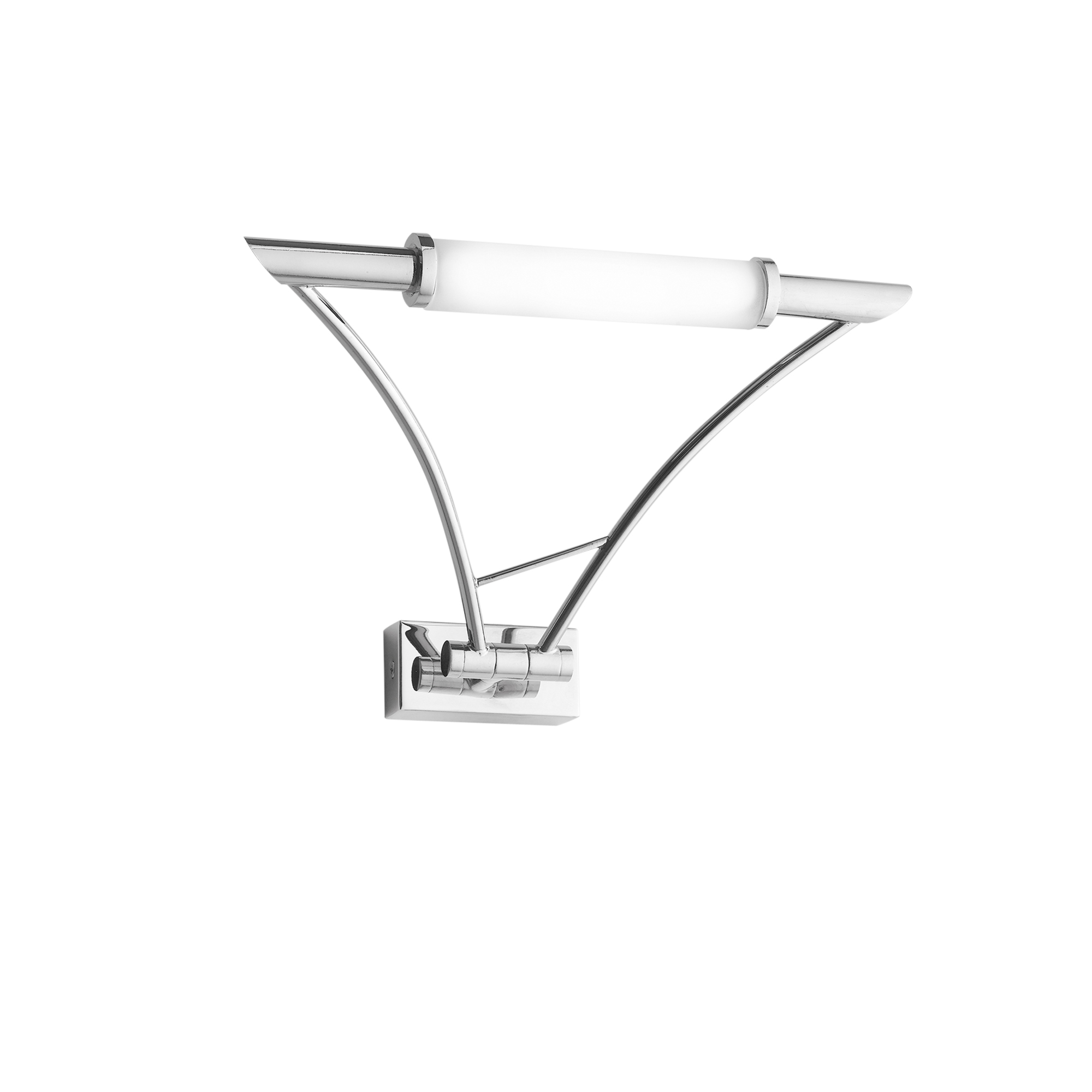 ET wall light in chrome metal with glass diffuser - Luce Ambiente e Design