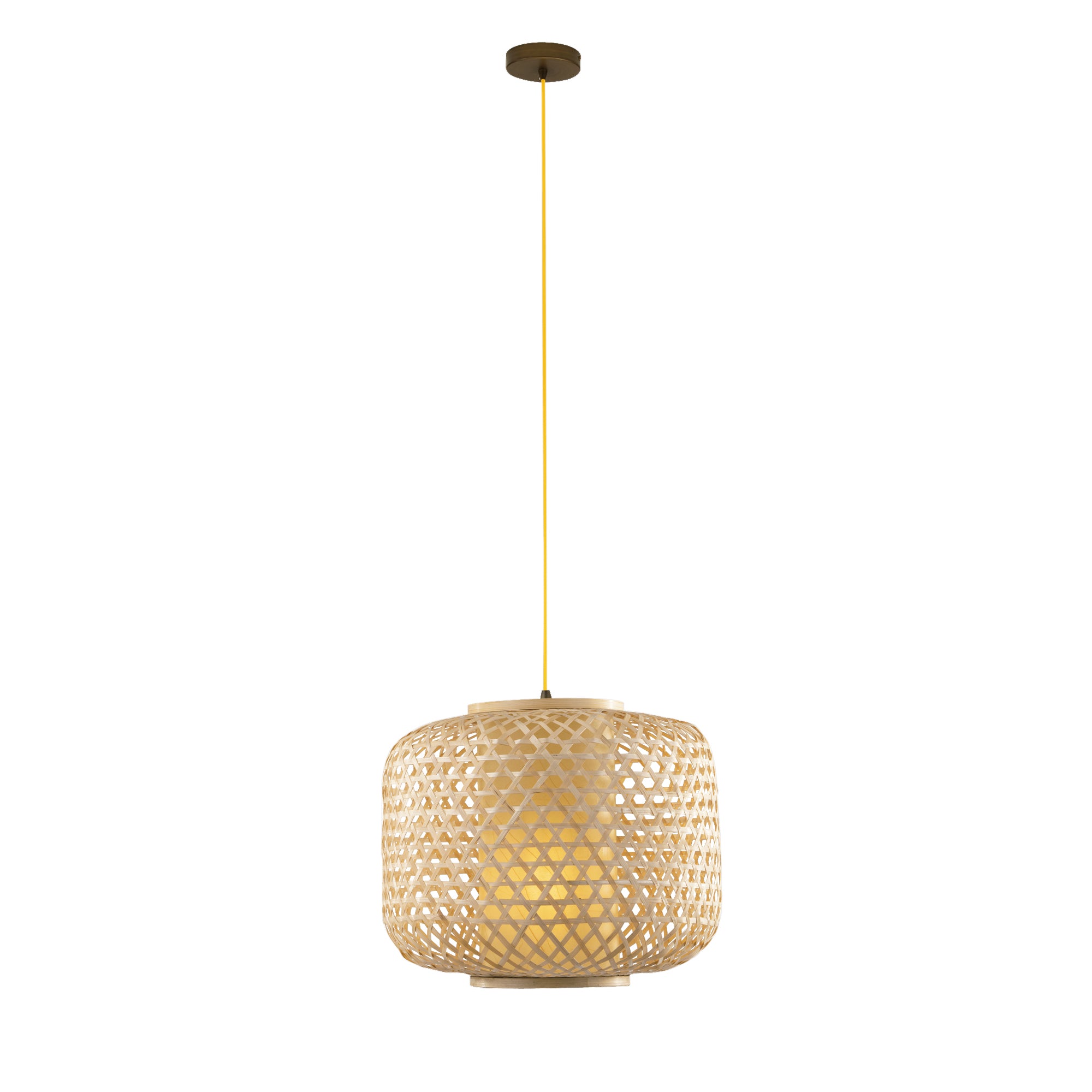 ZEN natural bamboo pendant chandelier Ø 40 cm - Luce Ambiente e Design