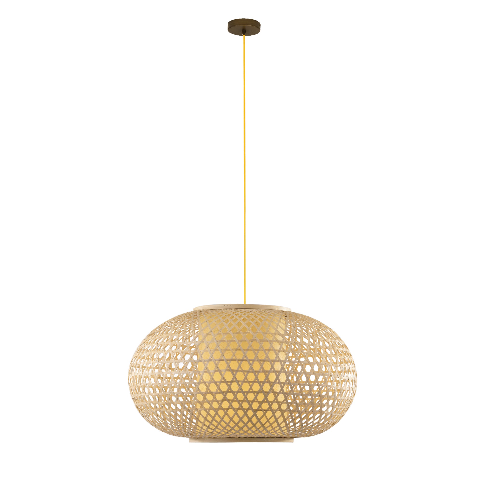 ZEN natural bamboo pendant chandelier Ø 120 cm - Luce Ambiente e Design