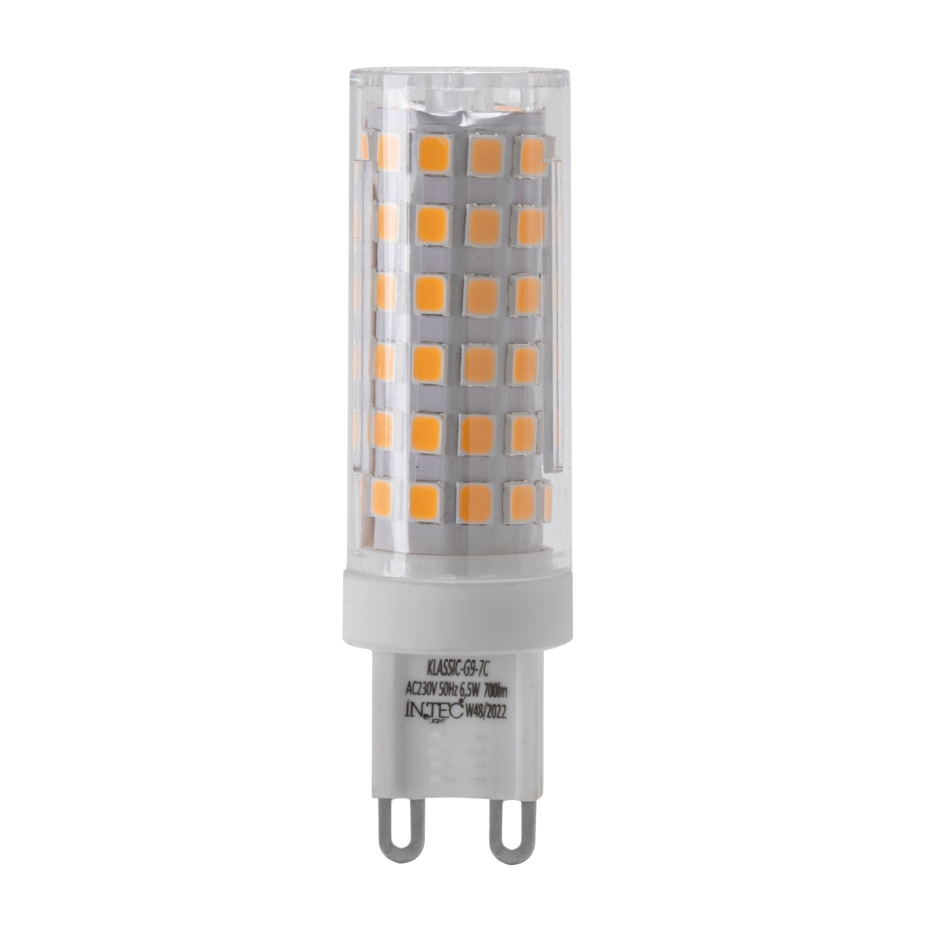 G9 LED bulb - 6.5W - 3000K - Intec bulbs