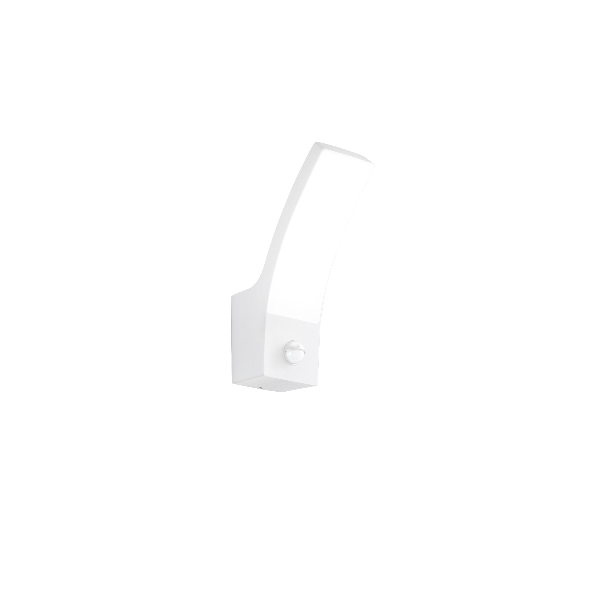 SAIL outdoor LED wall light in white aluminum, CCT and motion sensor h 24.5 cm - Intec