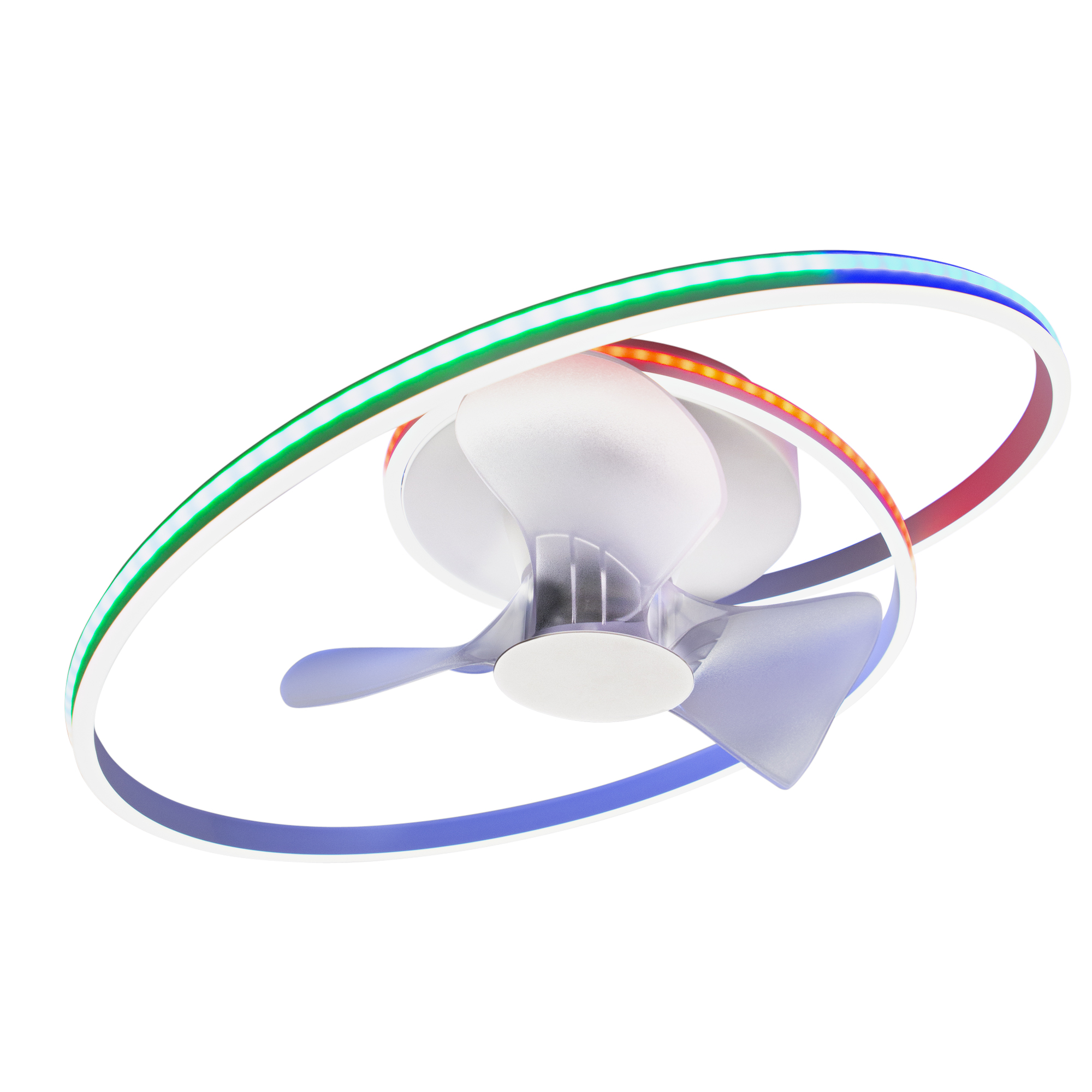 AUSTER LED ceiling light with fan 60W with RGB and CCT - Intec