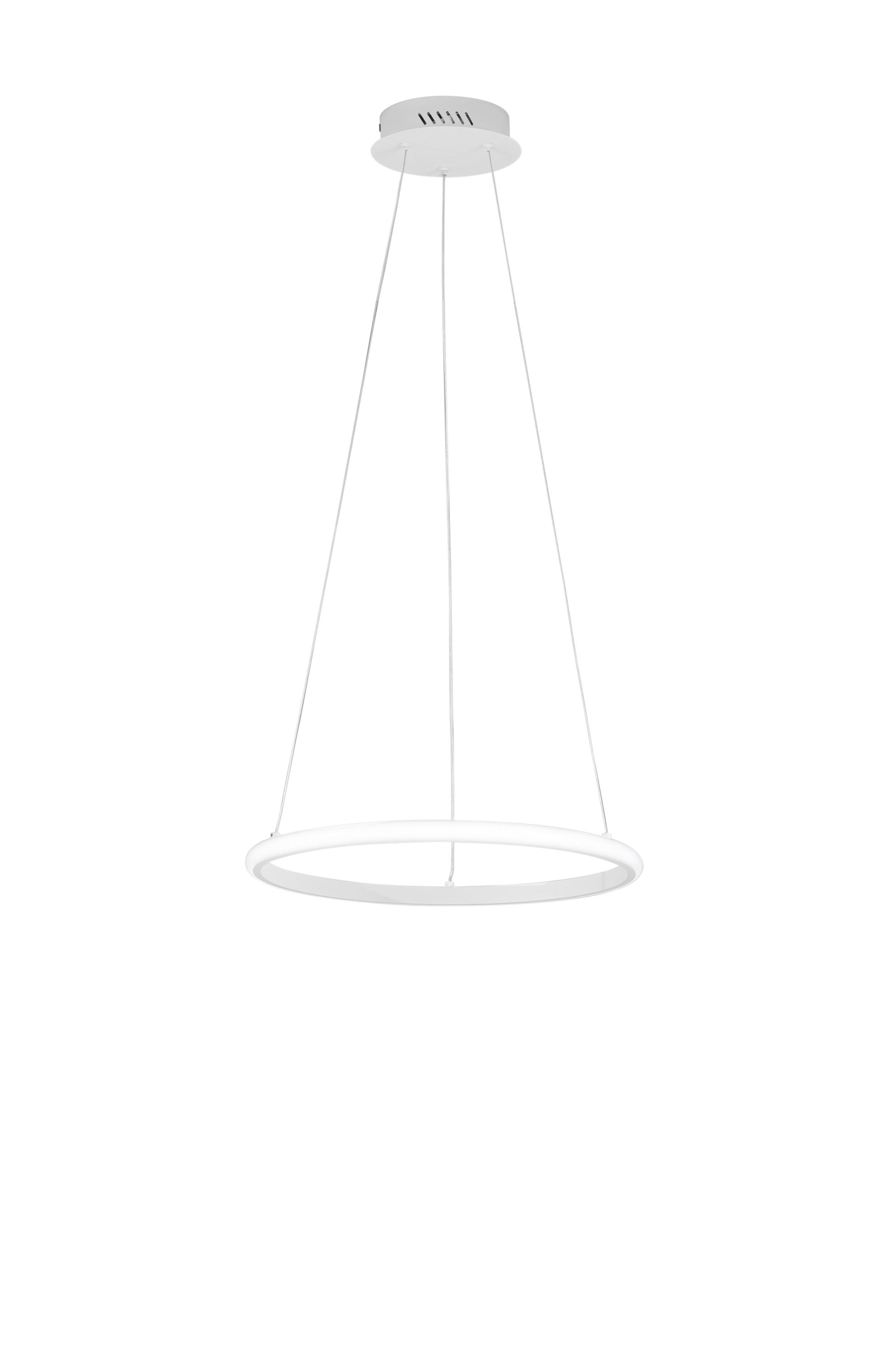 LED AXIS pendant with single black silicone diffuser Ø 40 cm, CCT - Luce Ambiente e Design