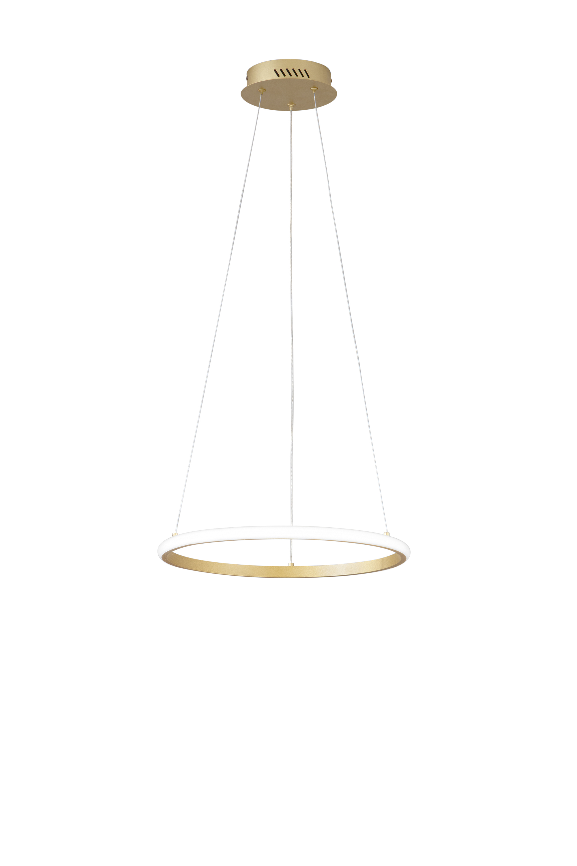 AXIS pendant light with single gold silicone diffuser, Ø 40 cm, CCT - Luce Ambiente e Design