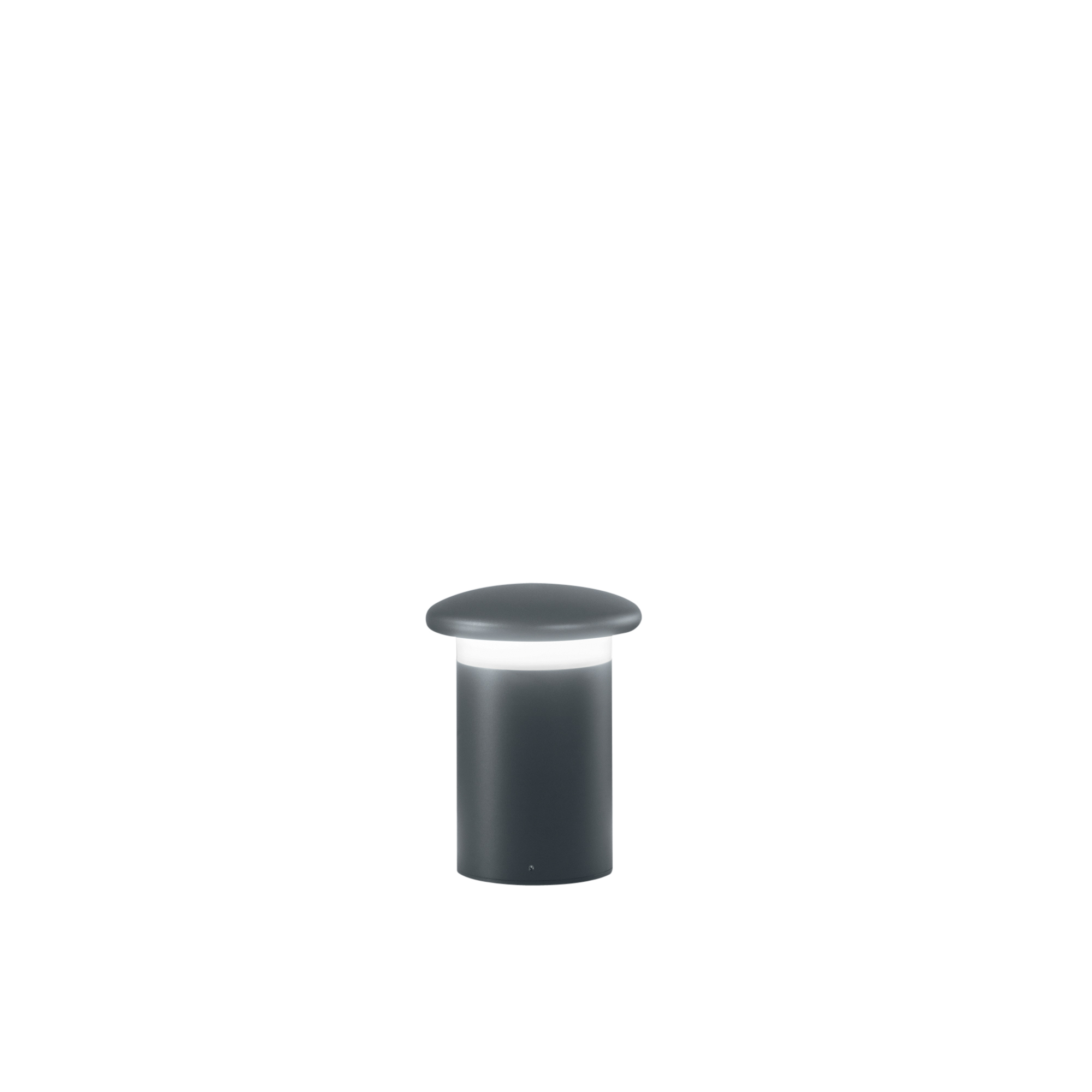 BITT outdoor LED bollard in anthracite aluminum with CCT 27.5cm IP65 - Intec