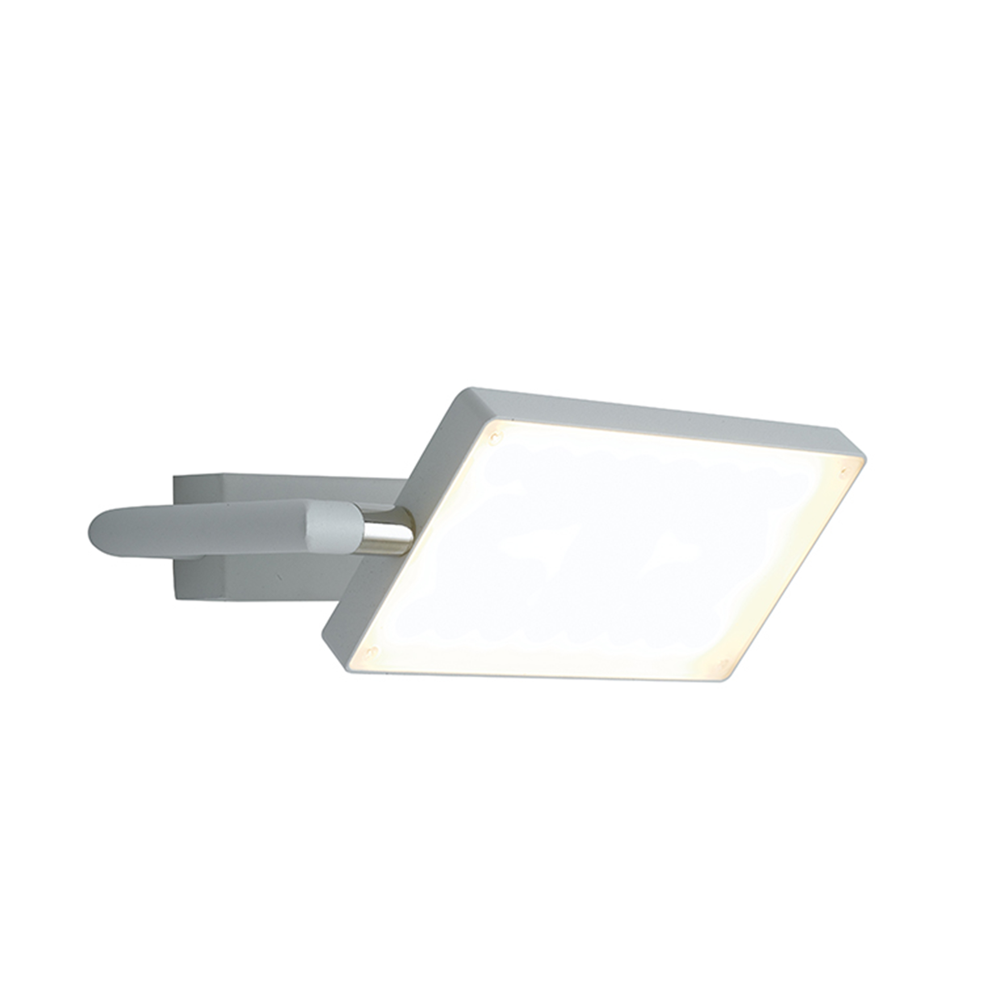 LED BOOK wall light in white aluminium with adjustable diffuser - Luce Ambiente e Design