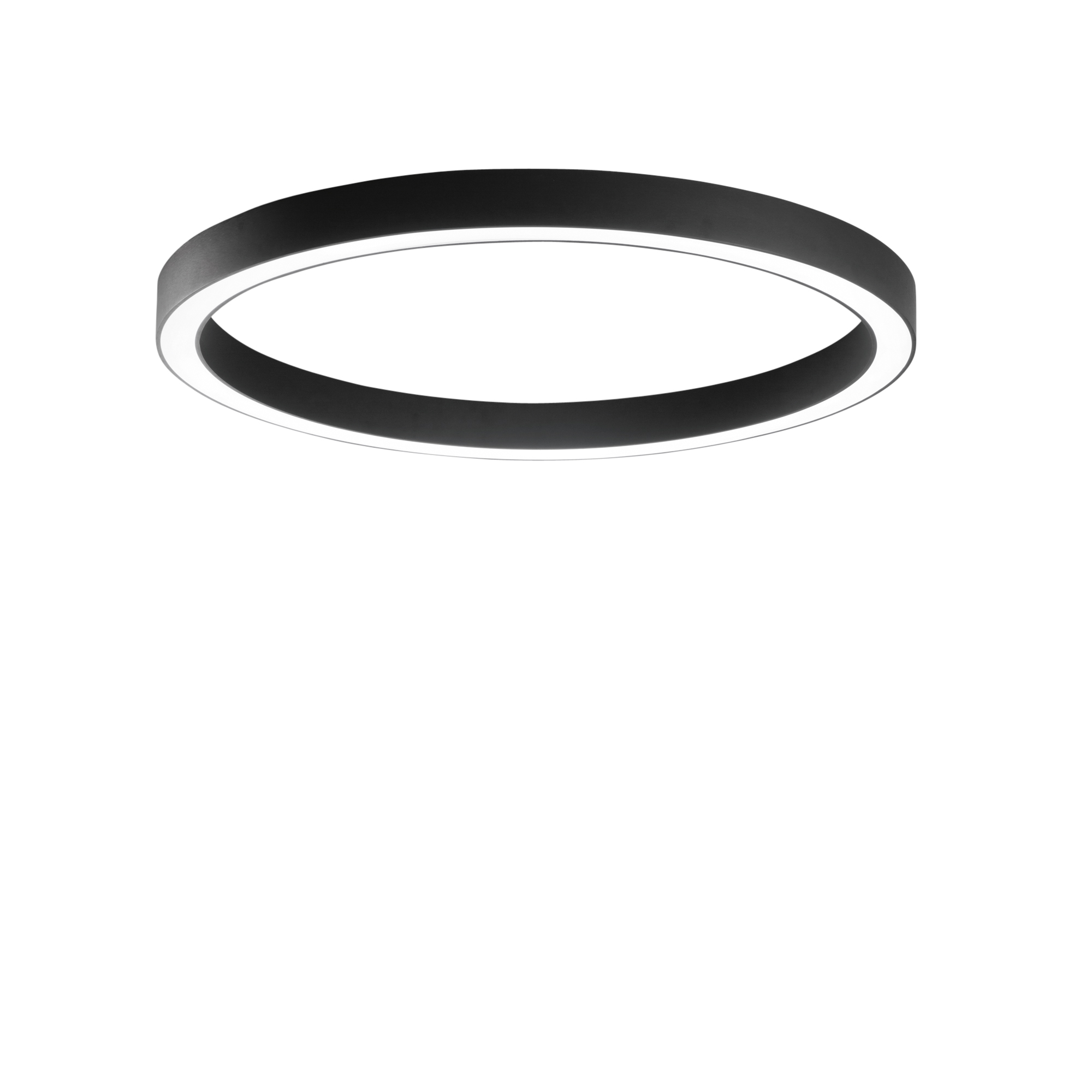 DEMOS black LED ceiling light with acrylic diffuser, CCT, 120 cm Ø - Luce Ambiente e Design