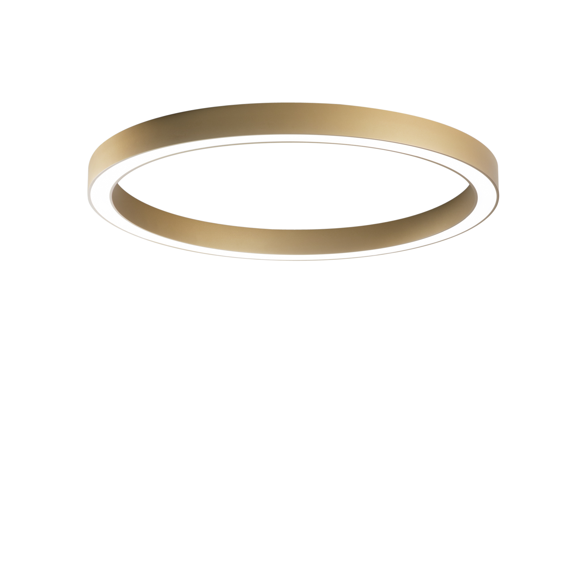 DEMOS gold LED ceiling light with acrylic diffuser, CCT, 120 cm Ø - Luce Ambiente e Design