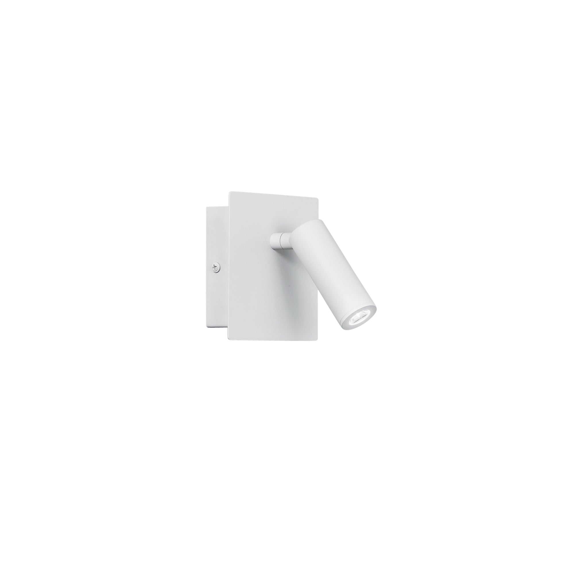 LED DICKENS wall light in white aluminium with adjustable light point - Luce Ambiente e Design