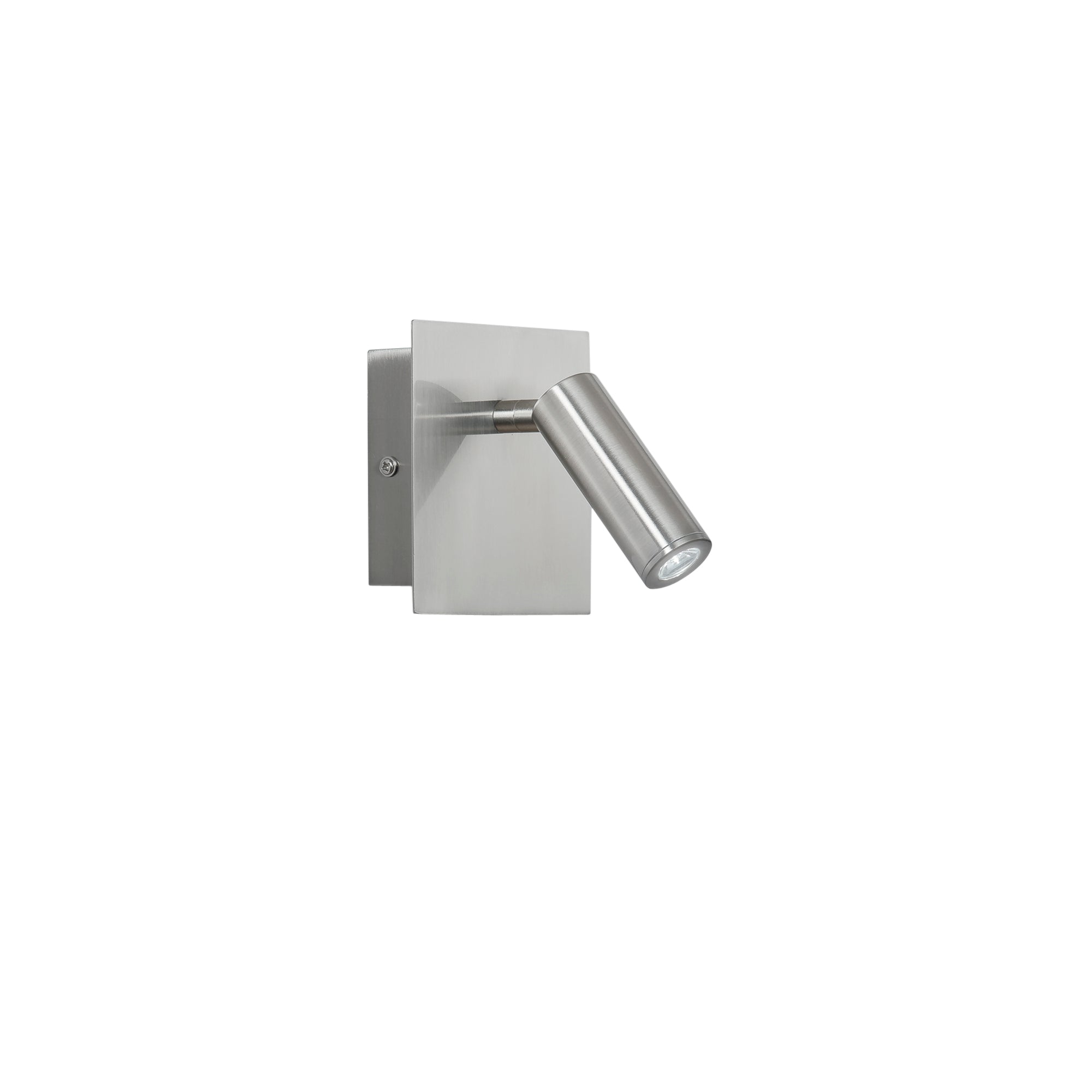 LED DICKENS wall light in nickel aluminium with adjustable light point - Luce Ambiente e Design