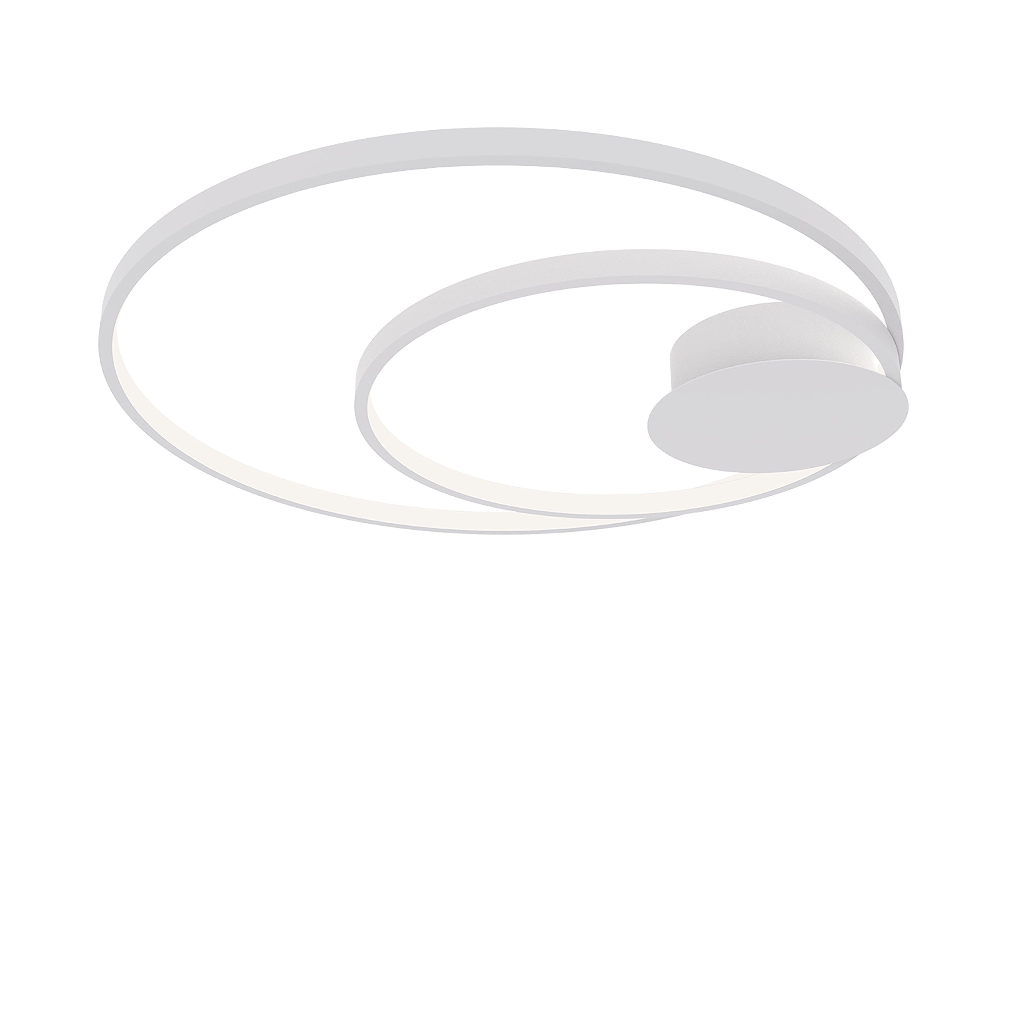 DIEM LED ceiling light in white aluminium, CCT - Luce Ambiente e Design