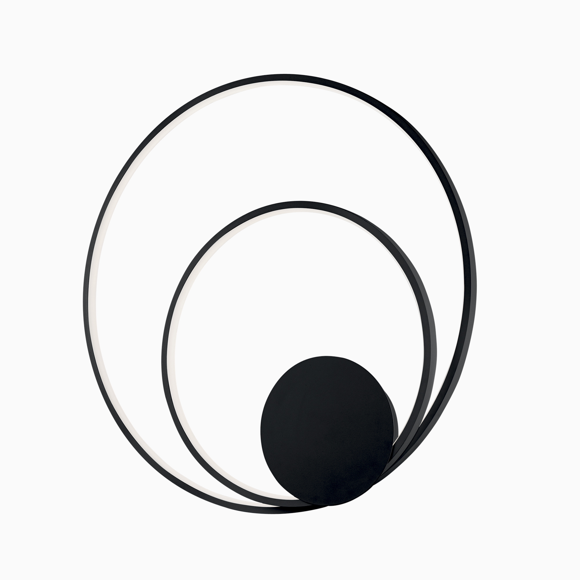 DIEM LED ceiling light in black aluminium, CCT - Luce Ambiente e Design