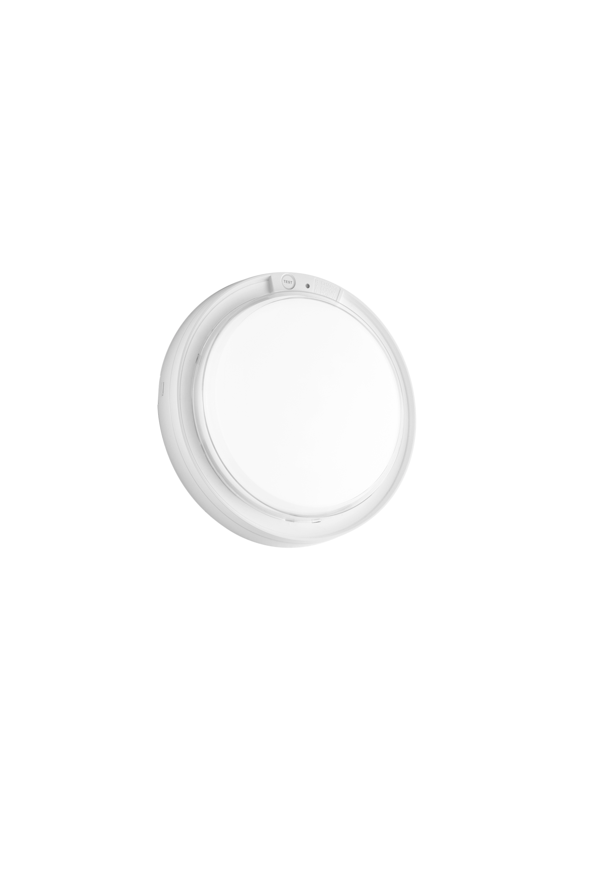 Edison LED ceiling light in white PC with Ni-Cd battery lasting 12H and combined and maintained emergency function - INTEC