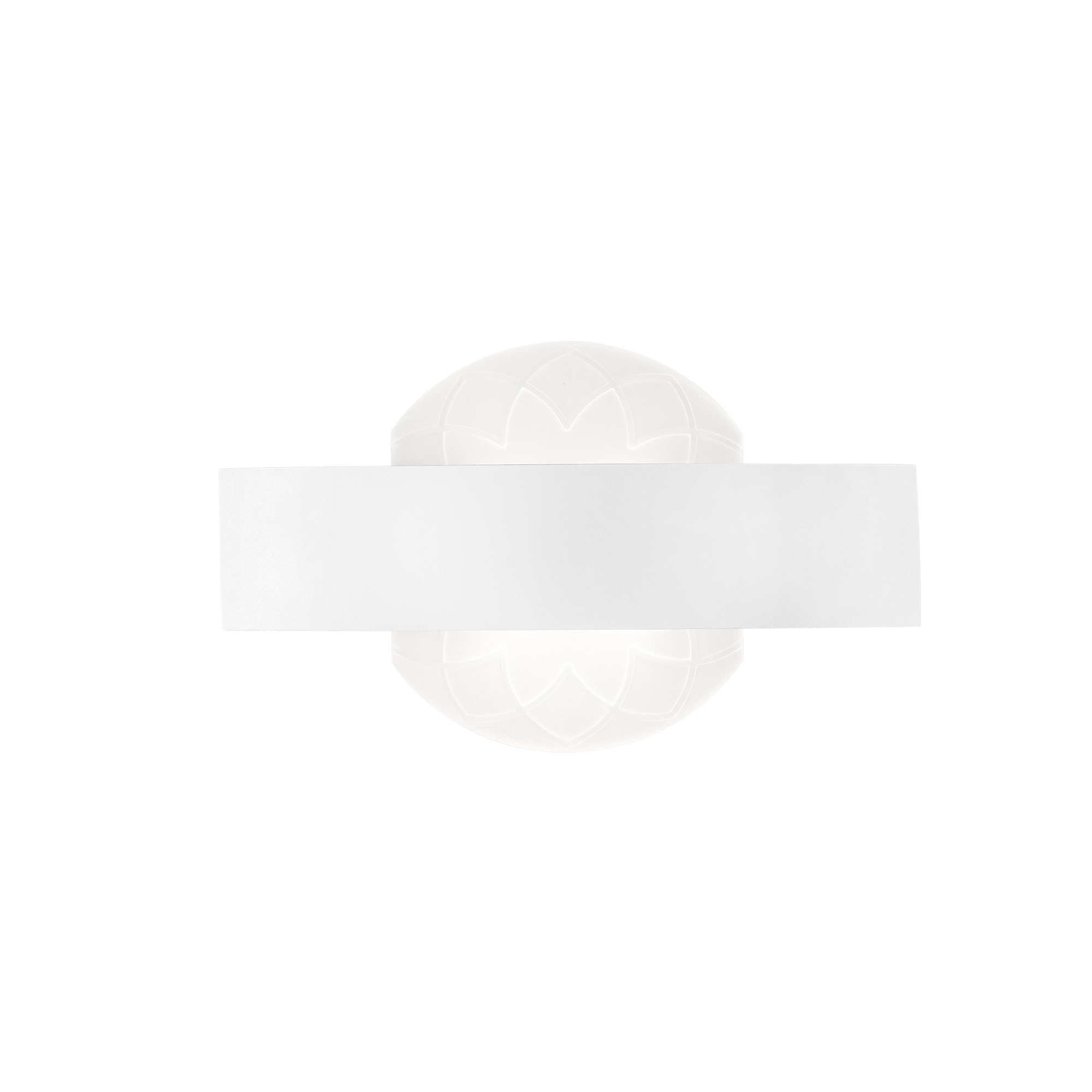 LED HIMALAYA wall light in white metal with satin acrylic diffuser 4000K (natural light) - Luce Ambiente e Design